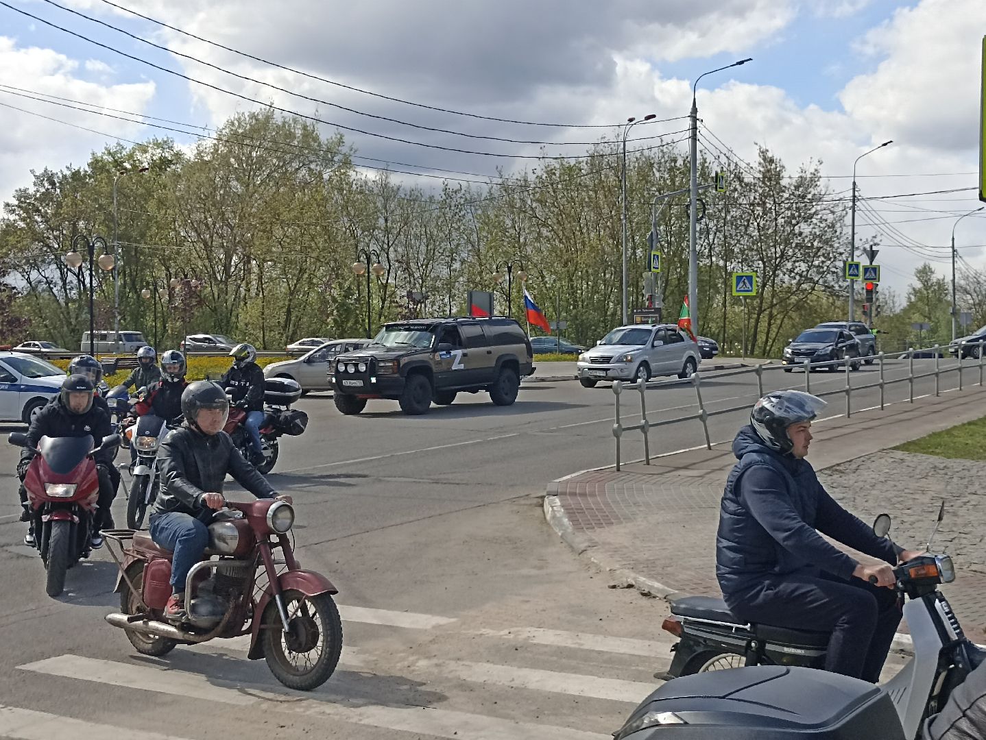 Серпухов, Подмосковье, мотоциклы, байкеры, открытие сезона