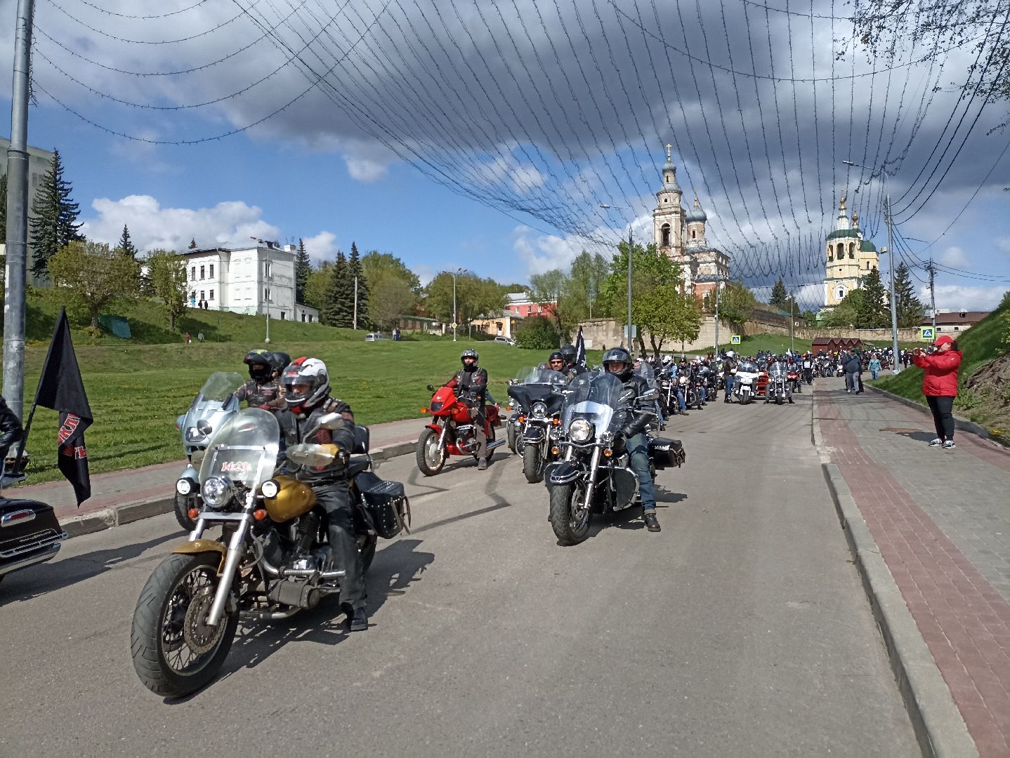 Серпухов, Подмосковье, мотоциклы, байкеры, открытие сезона