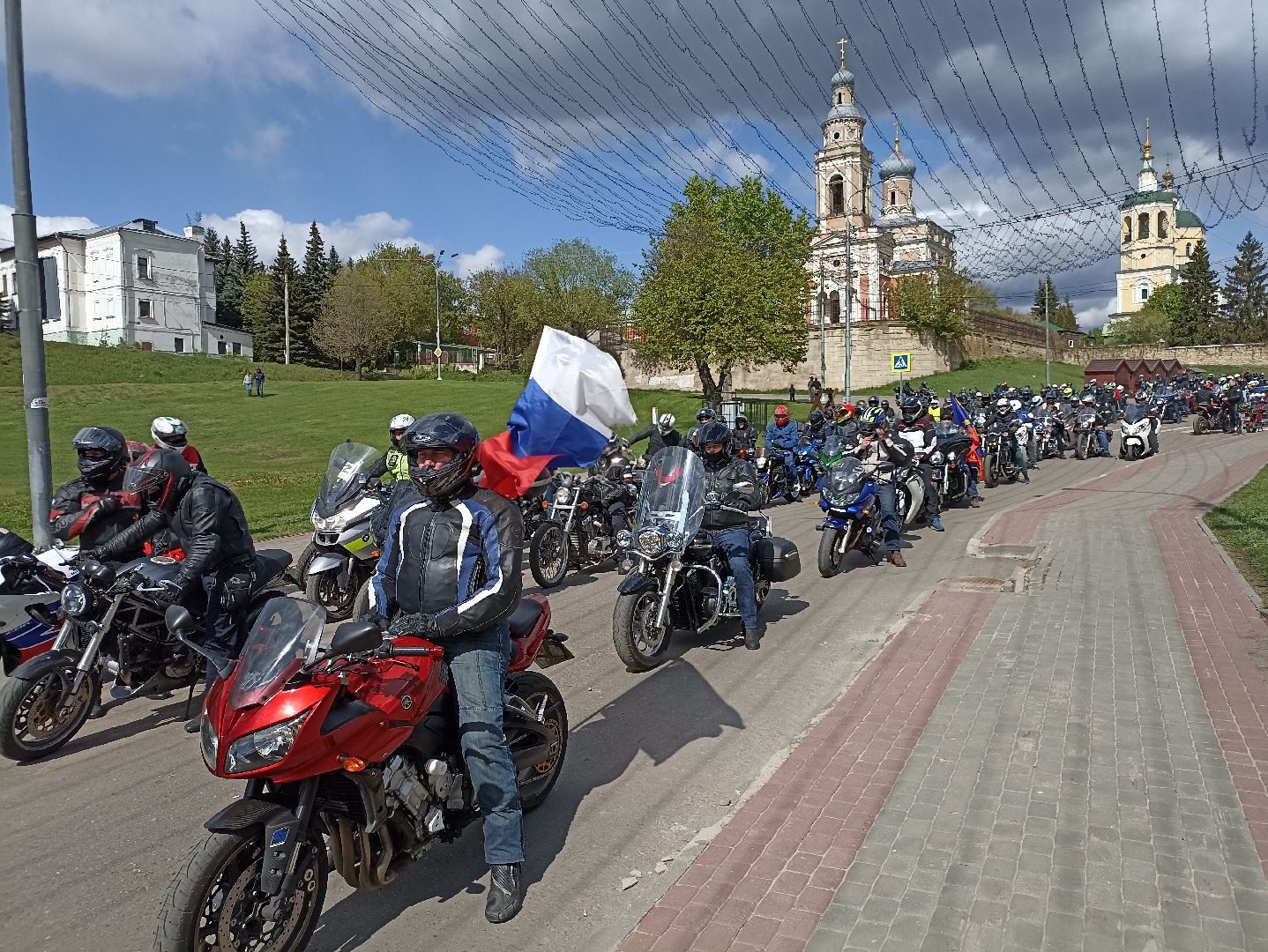 Серпухов, Подмосковье, мотоциклы, байкеры, открытие сезона