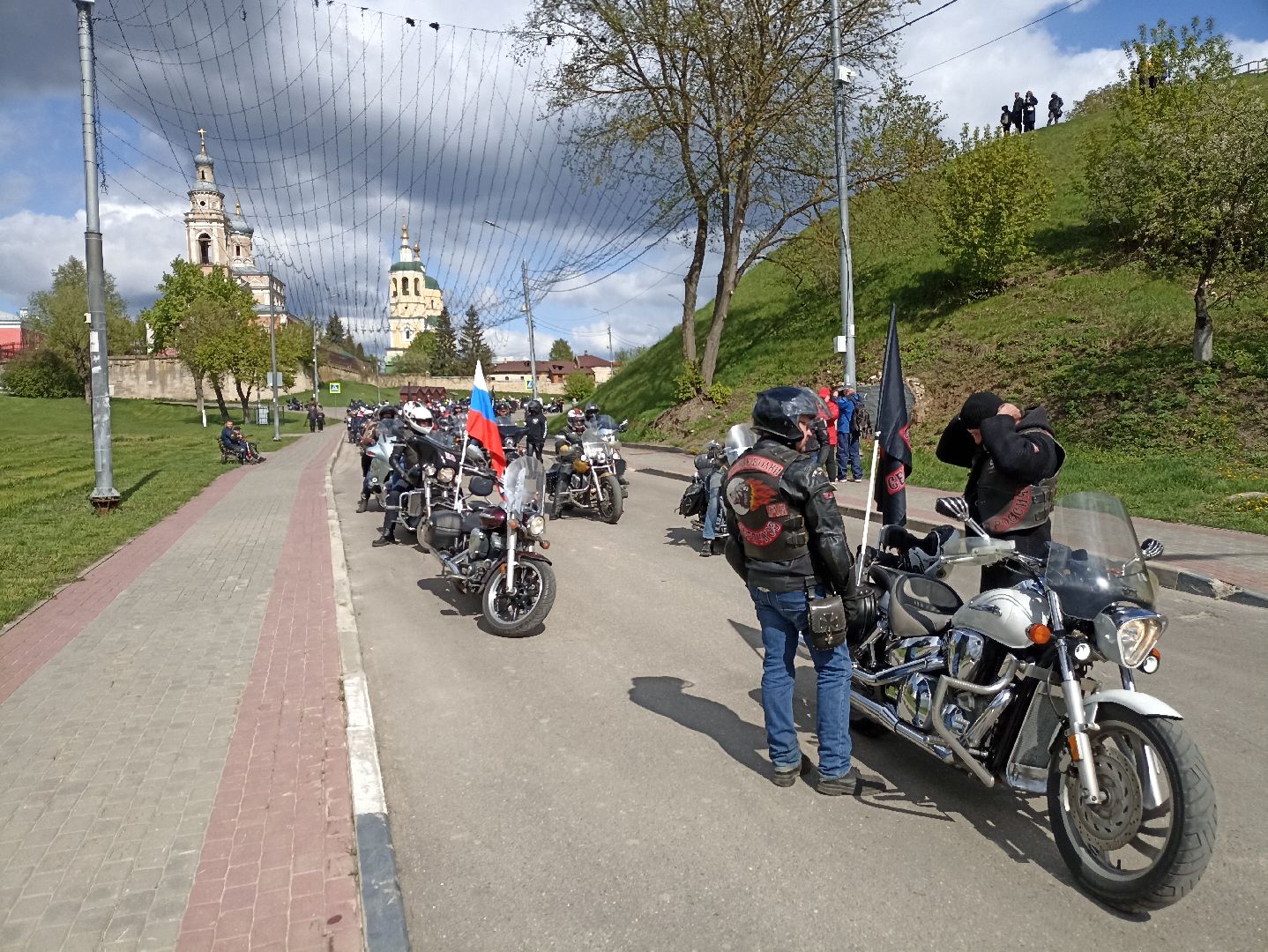 Серпухов, Подмосковье, мотоциклы, байкеры, открытие сезона