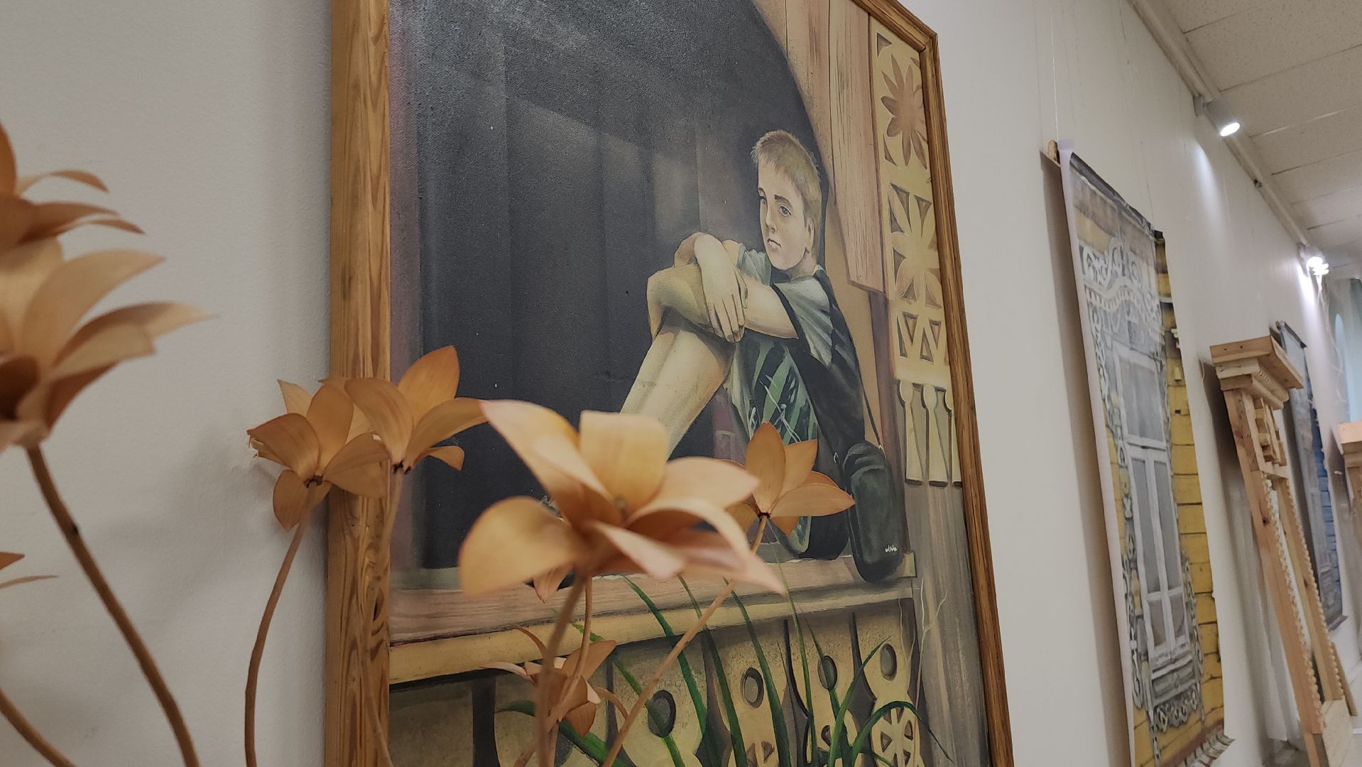 луховицы, культурно-выставочный зал, музей луховицы, выставка наличников, народное творчество,