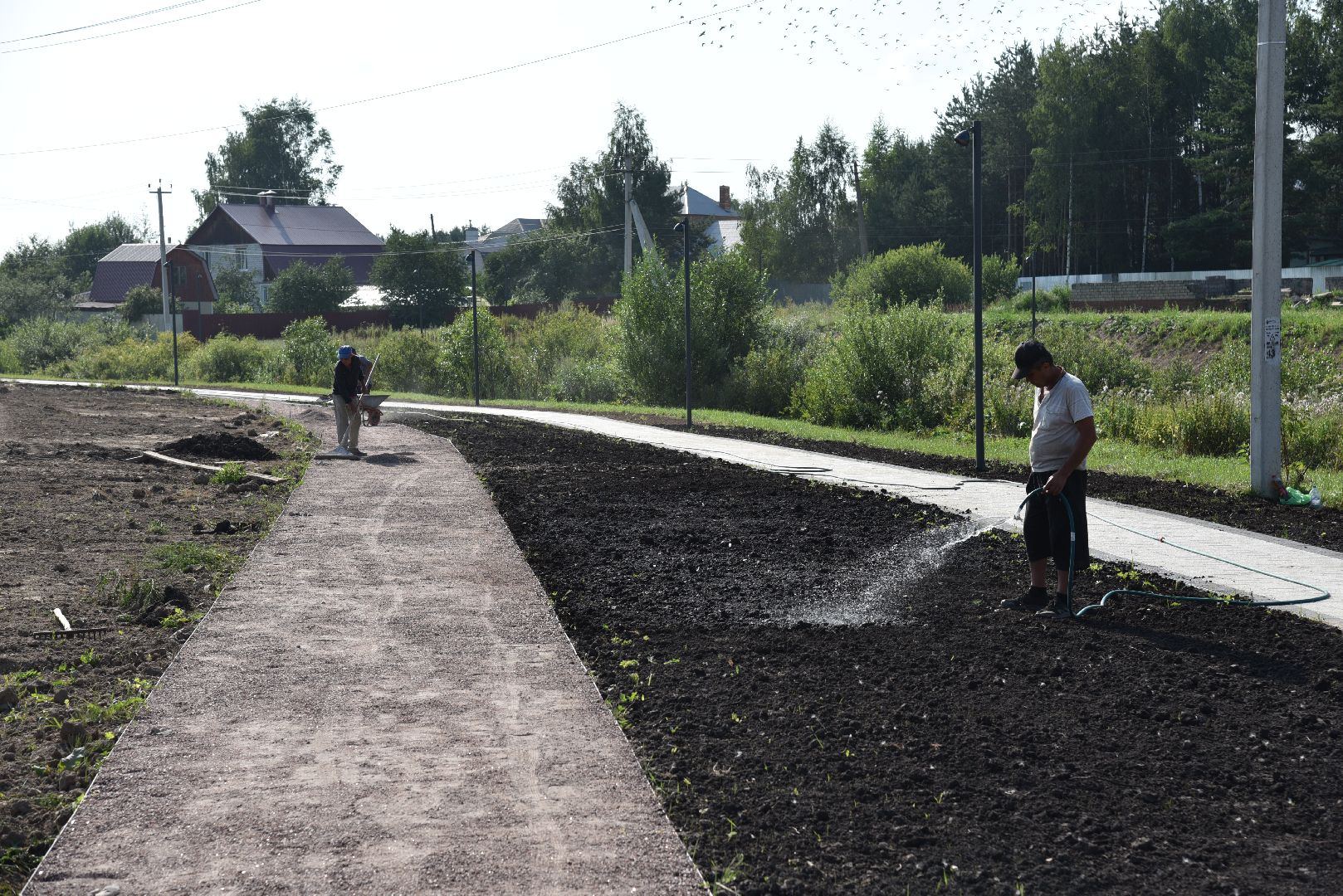 лотошино, красный ручей, благоустройство, формирование комфортной городской среды, нацпроект,