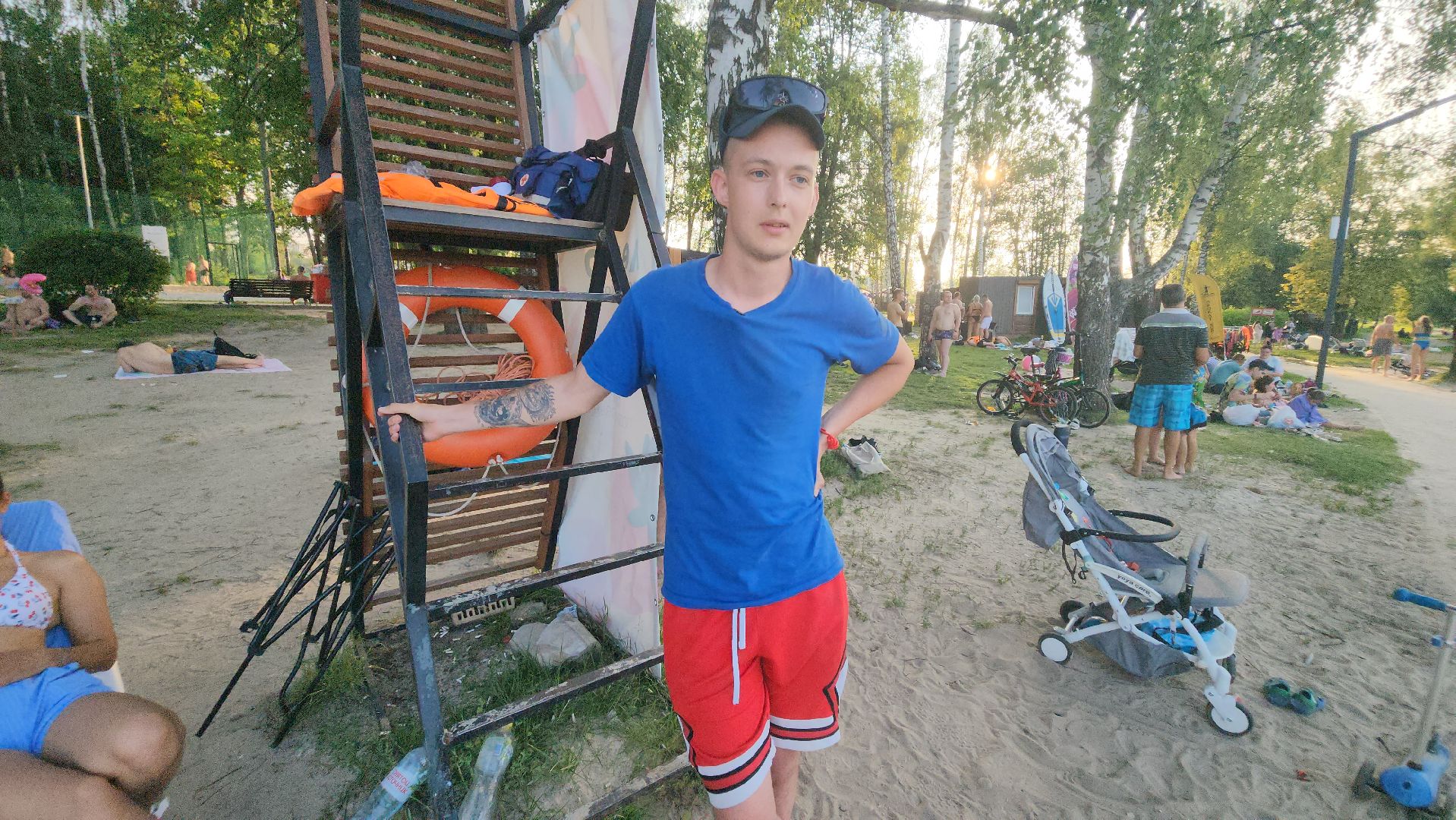 долгопрудный, парк мысово, спасатели, сапборд,  первая медицинская помощь, пляж,
