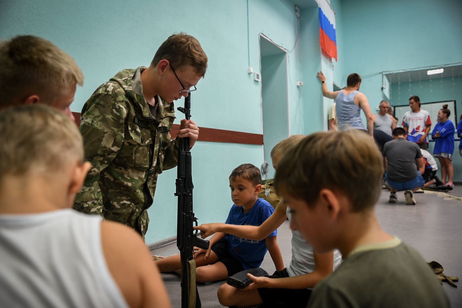 воскресенск, мастер-класс от десантников , мастер-класс по сборке парашюта,дети,