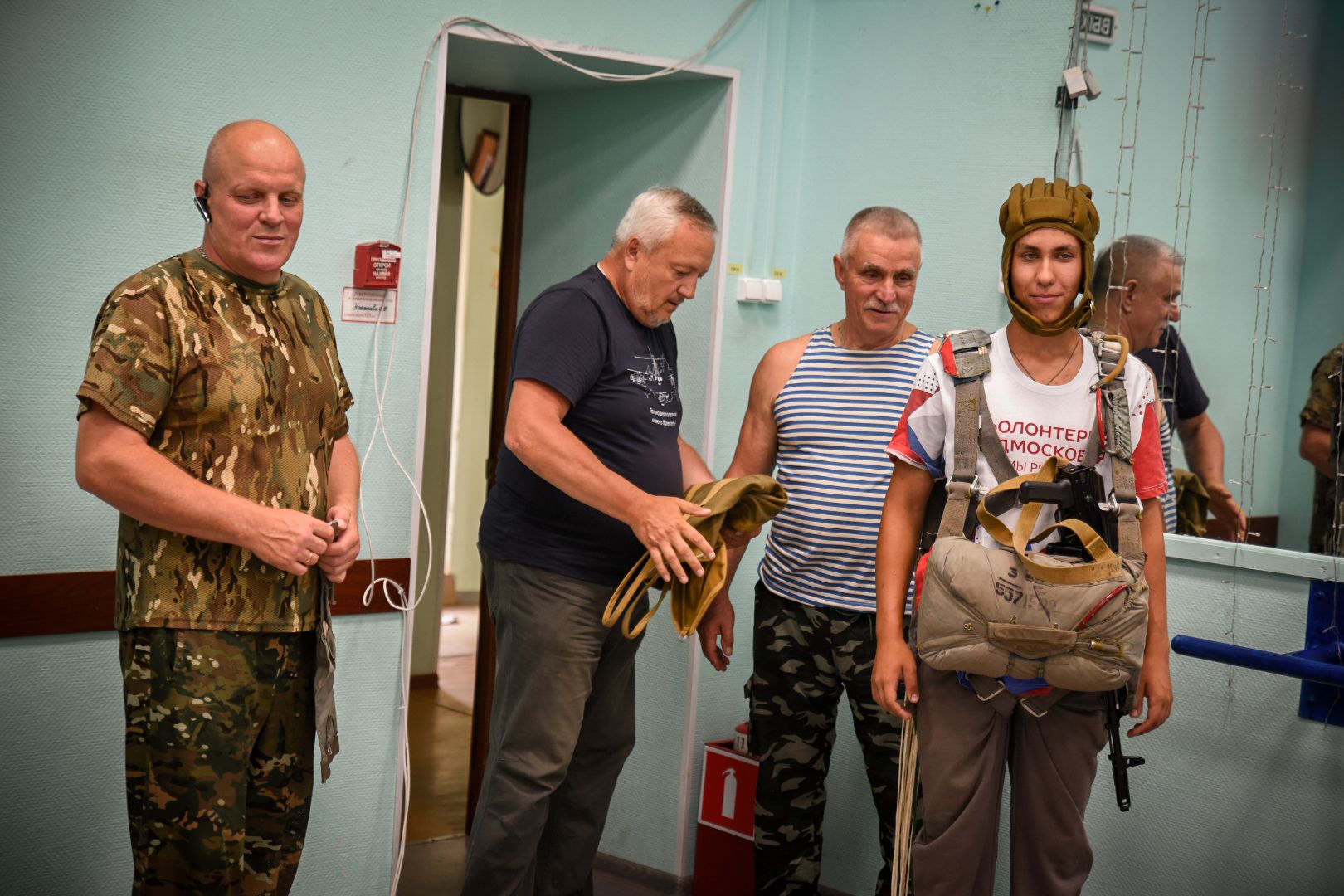 воскресенск, мастер-класс от десантников , мастер-класс по сборке парашюта,дети,