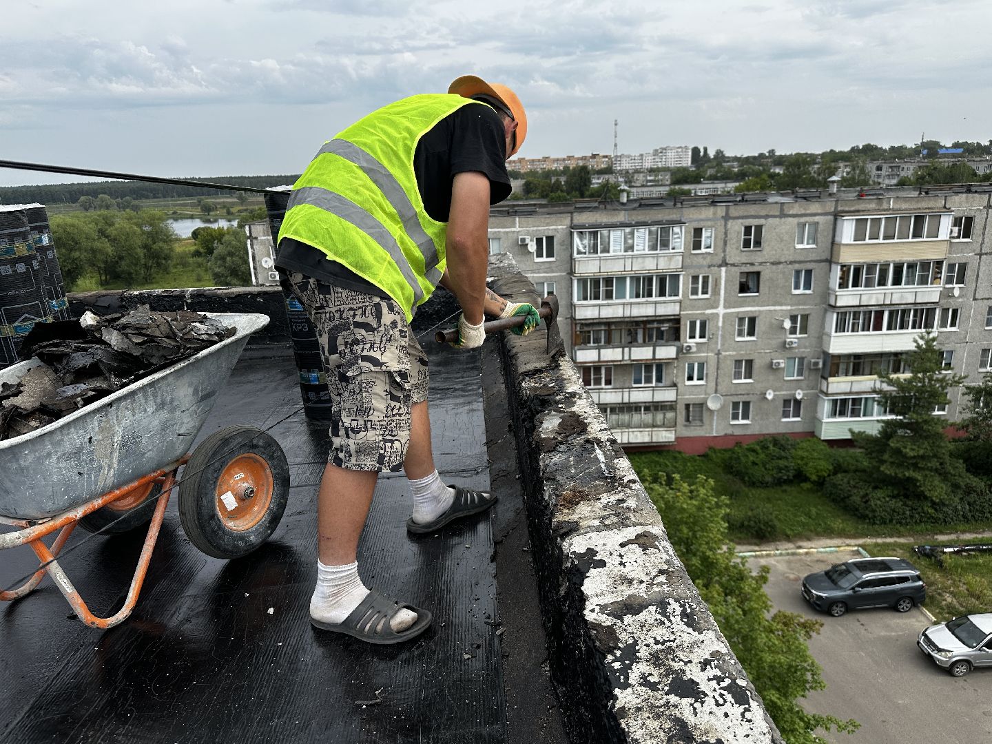 Воскресенск, жкх, ремонт крыш многоквартирных домов,