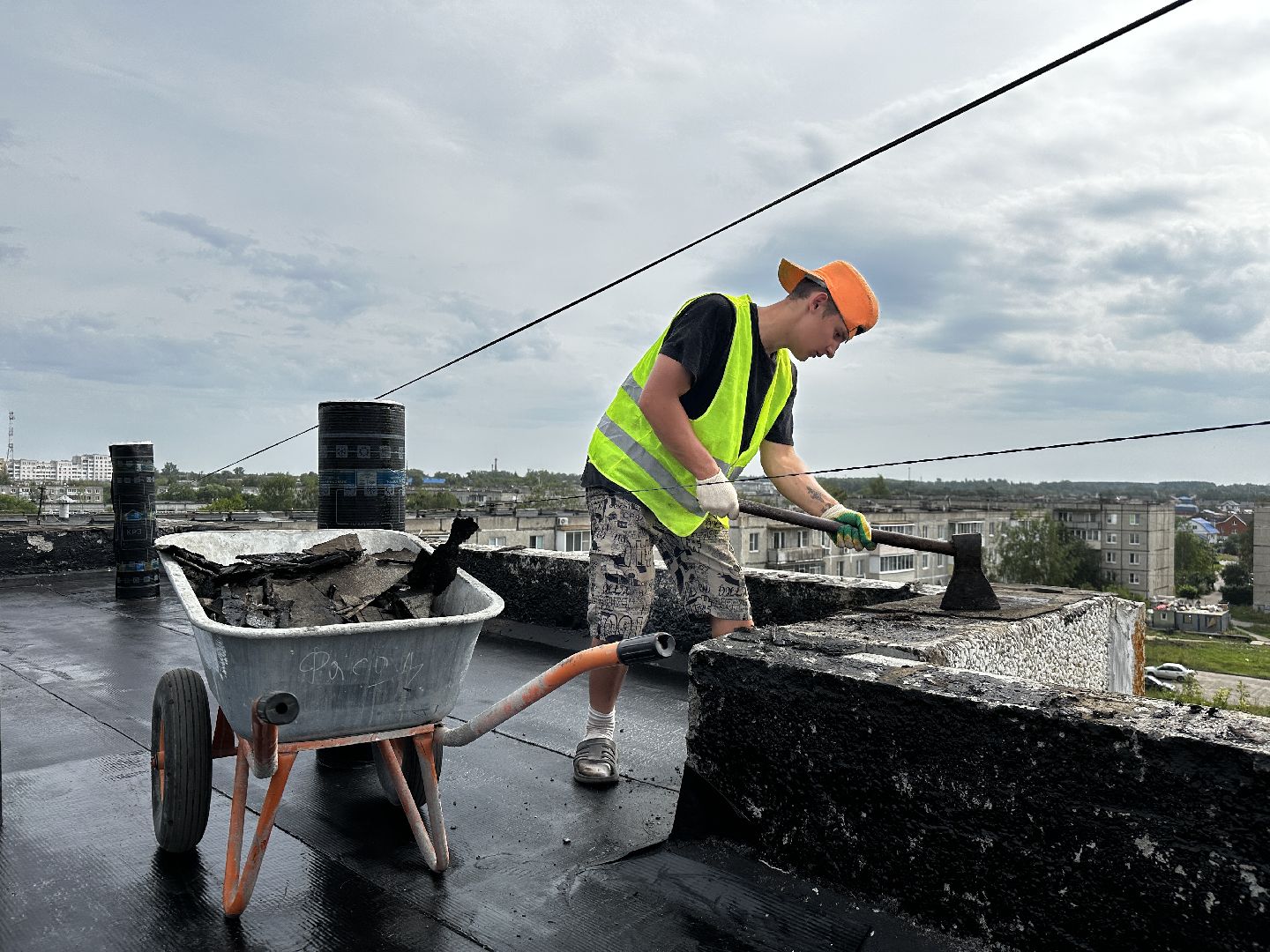 Воскресенск, жкх, ремонт крыш многоквартирных домов,