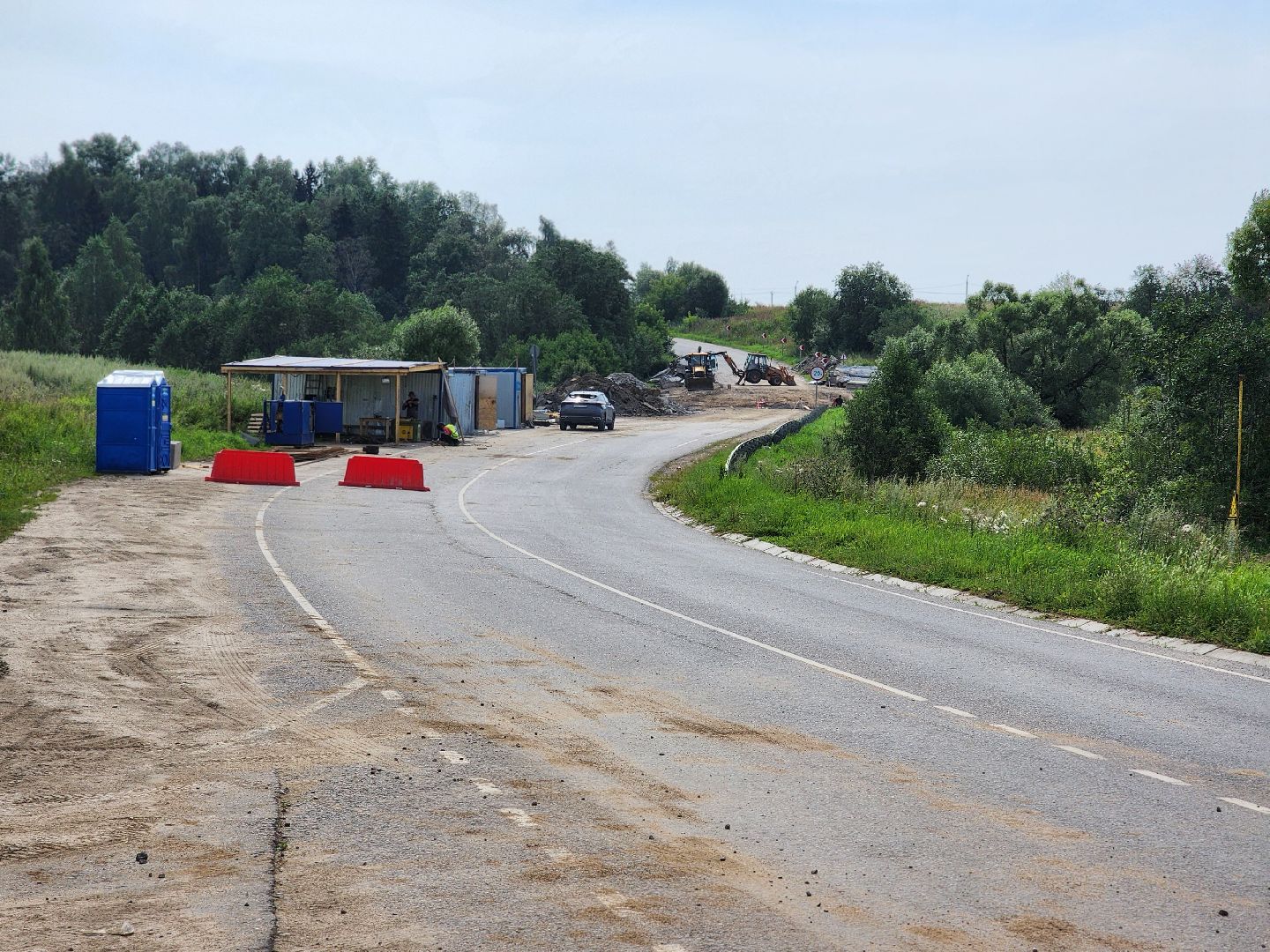 сергиев посад, сергиево-посадский городской округ, река торгоша, ремонт моста, тураково,