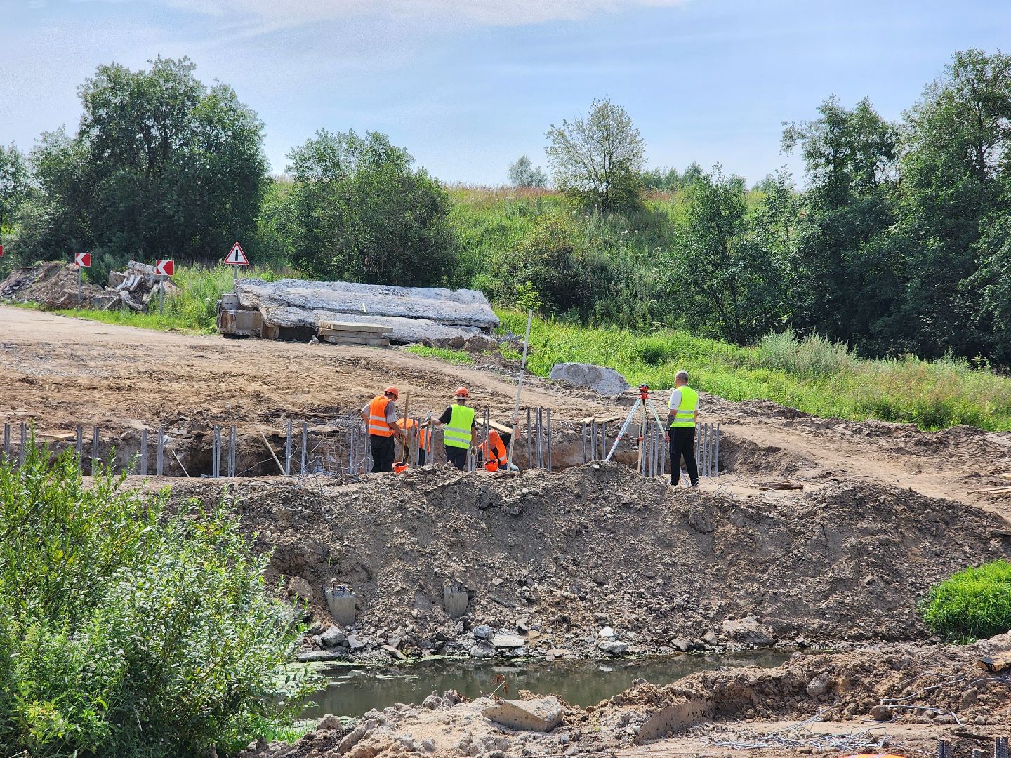 сергиев посад, сергиево-посадский городской округ, река торгоша, ремонт моста, тураково,