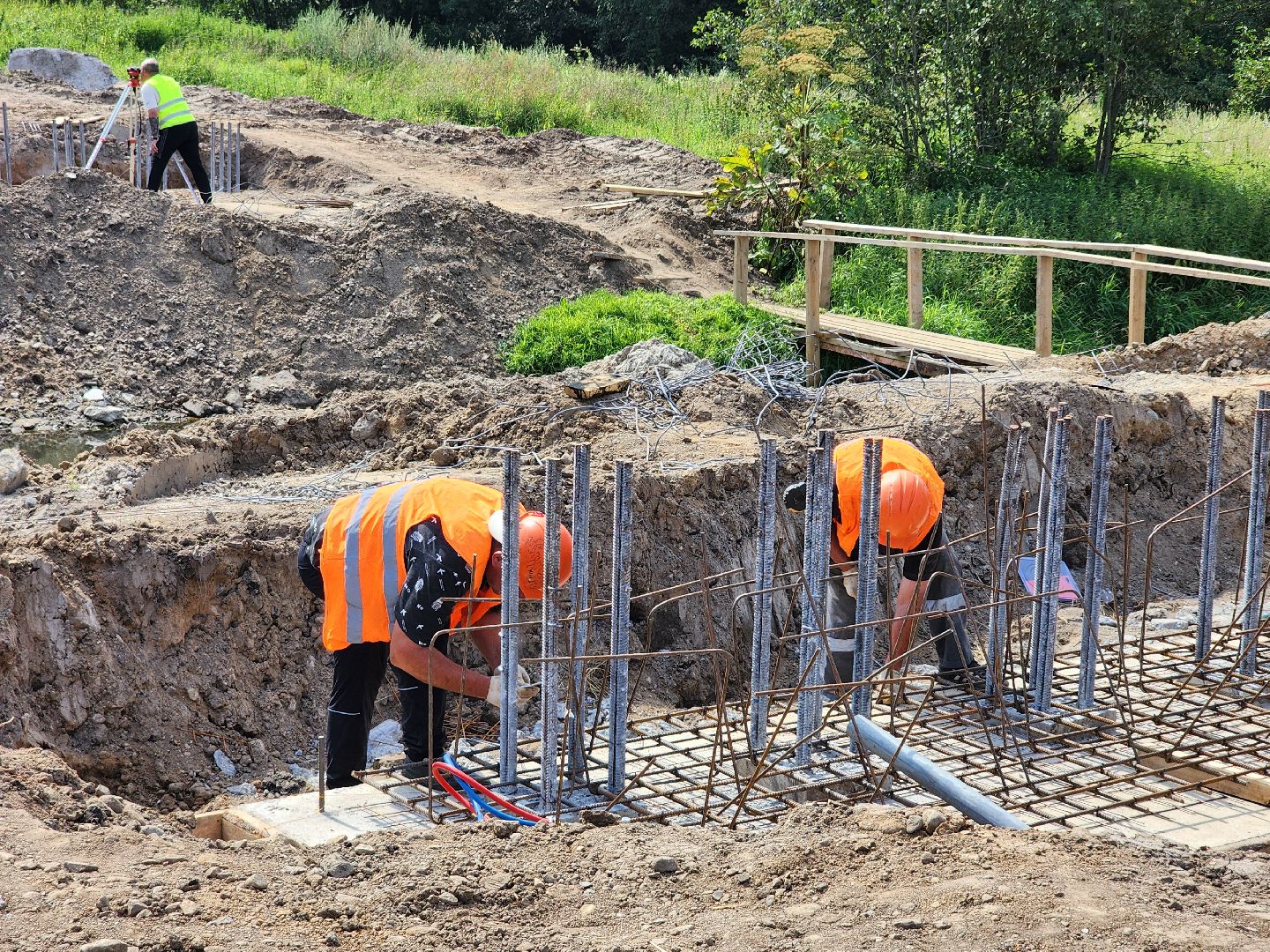 сергиев посад, сергиево-посадский городской округ, река торгоша, ремонт моста, тураково,