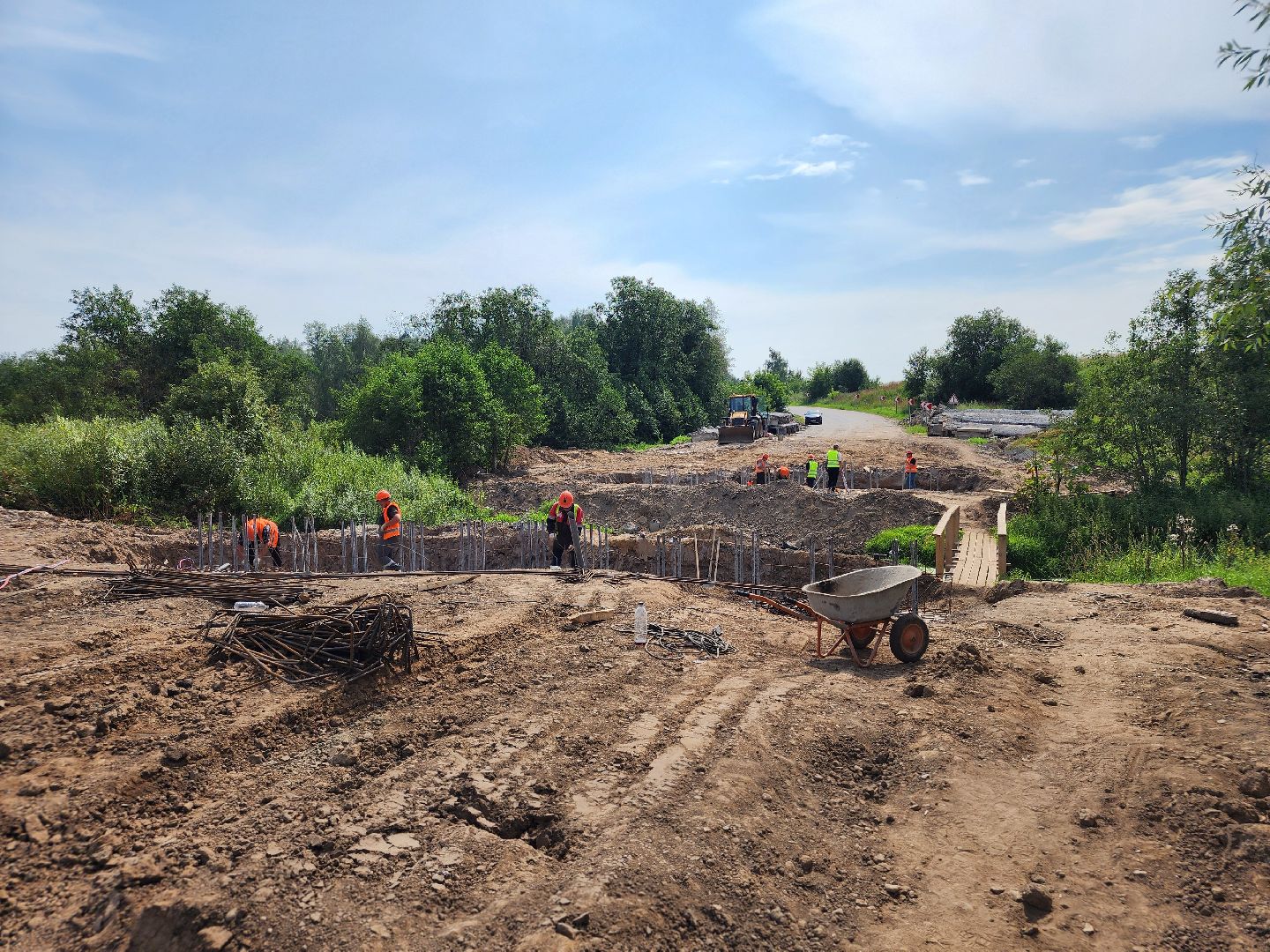 сергиев посад, сергиево-посадский городской округ, река торгоша, ремонт моста, тураково,