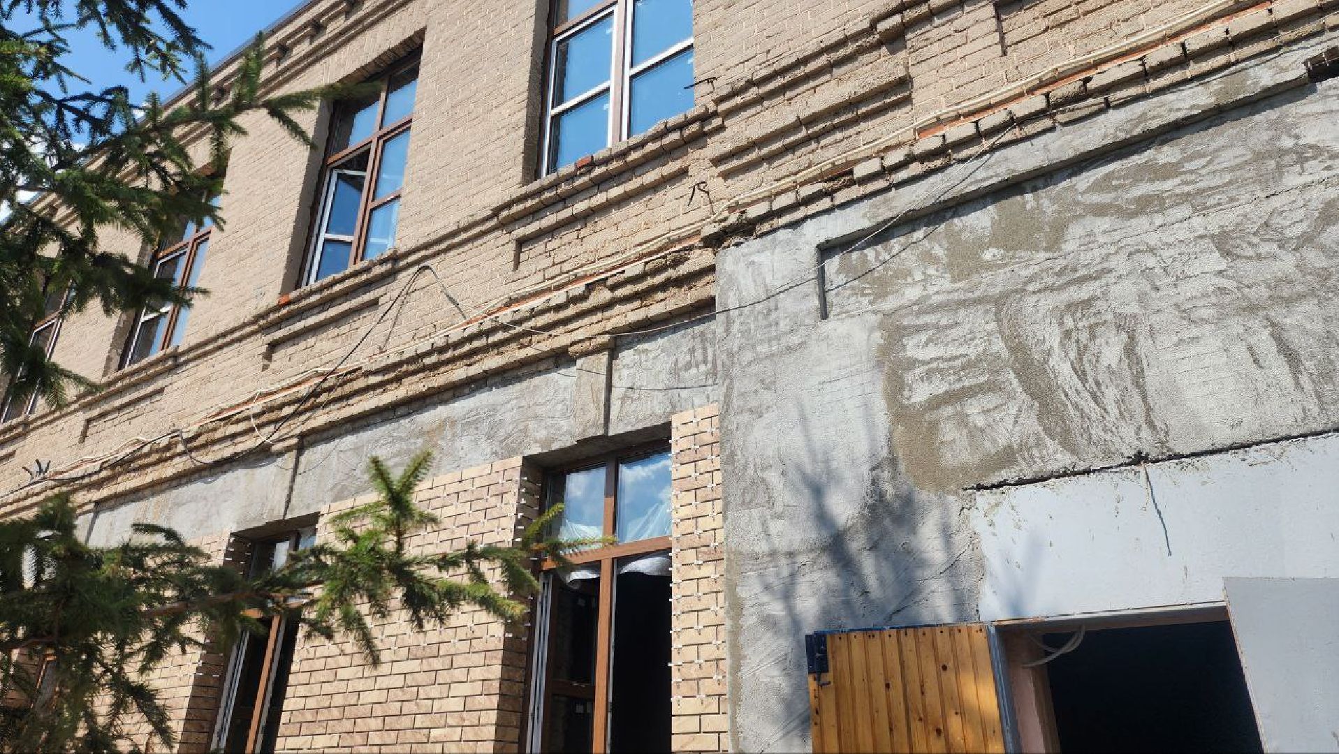 Луховицы, капитальный ремонт школы,