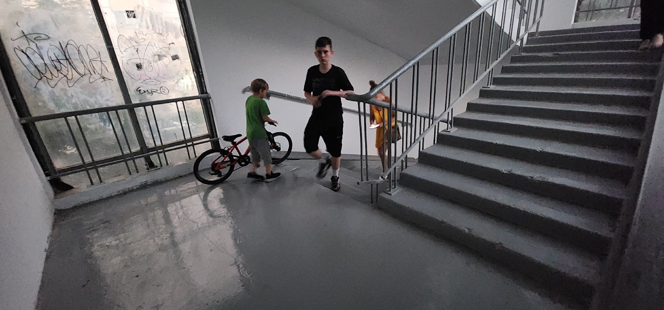 долгопрудный, надземные переходы, лифты, надписи вандалов, покраска стен, 368 автобус,остановка молодежная улица,