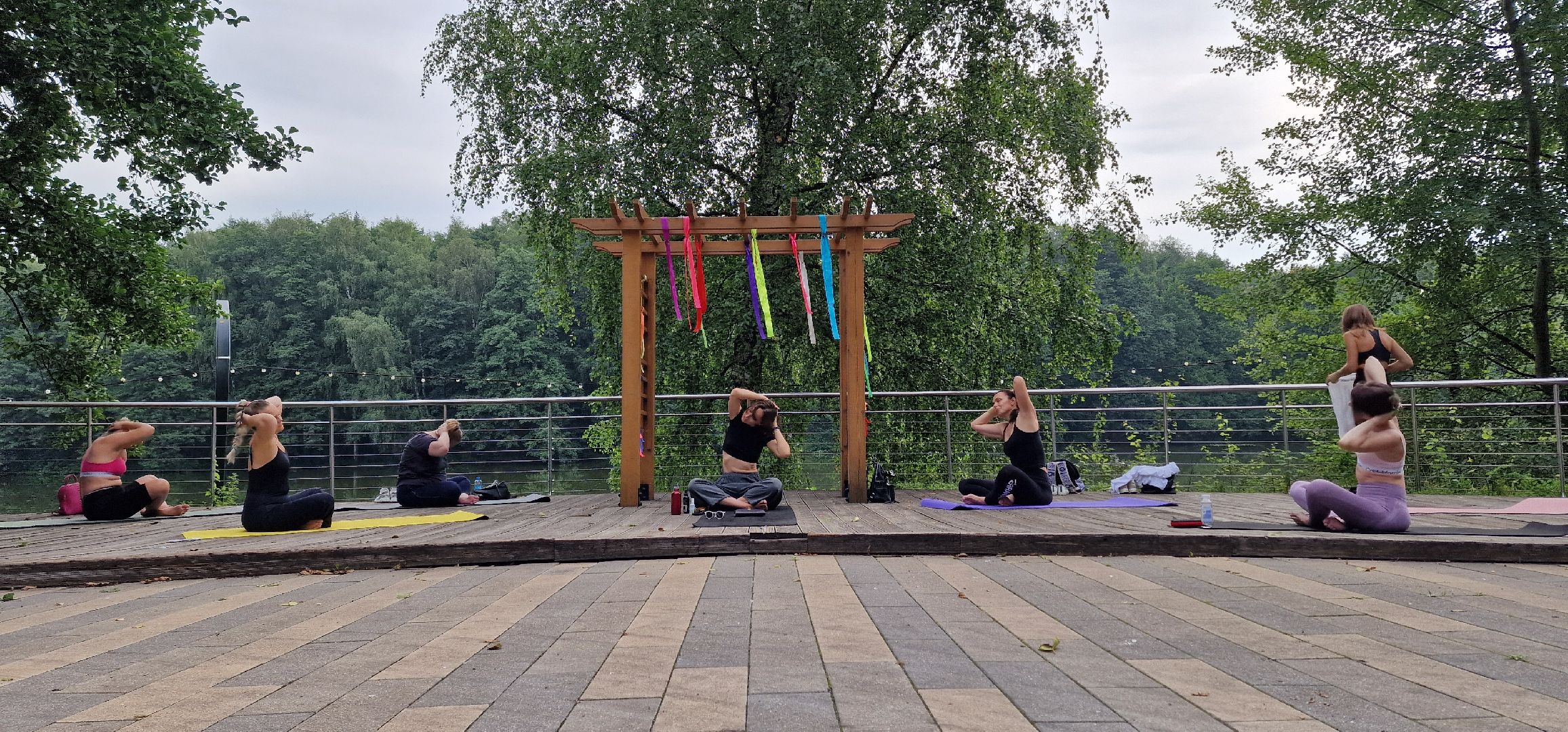 йога в пехорке, балашиха, пехорка парк,