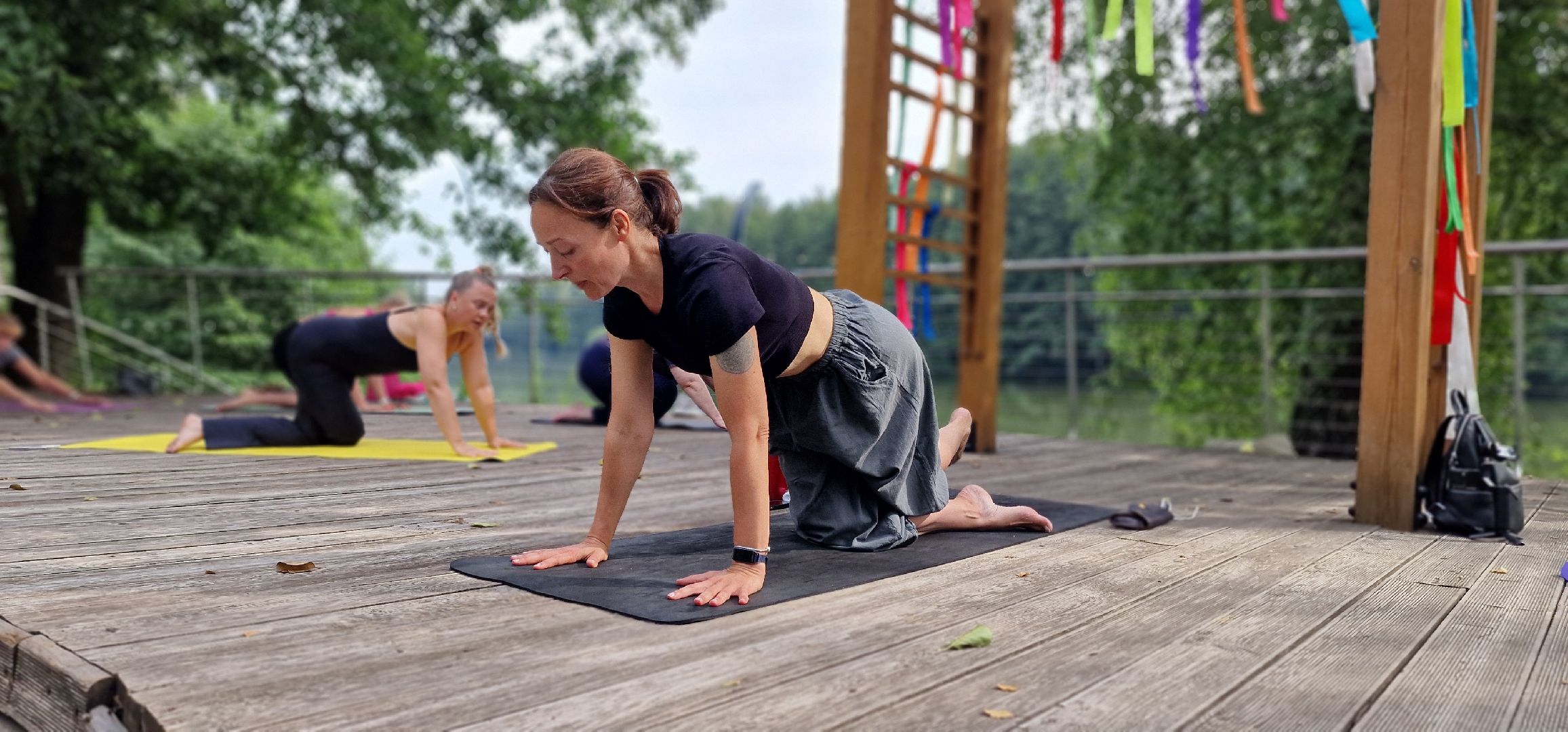 йога в пехорке, балашиха, пехорка парк,