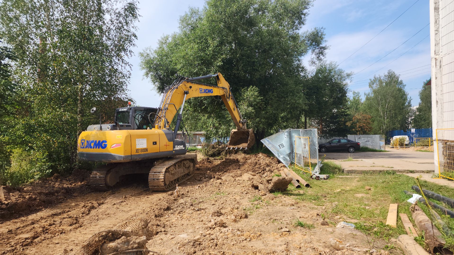 волоколамск, сычево, ремонт теплосети,