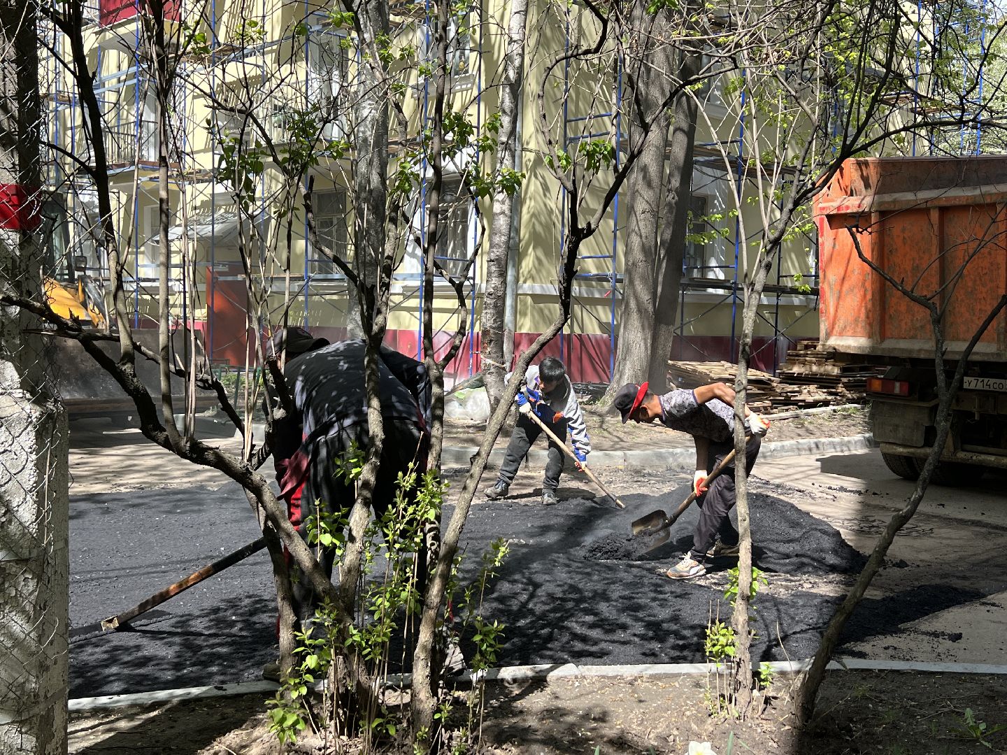 Химки, ямочный ремонт, благоустройство, ремонт дворов