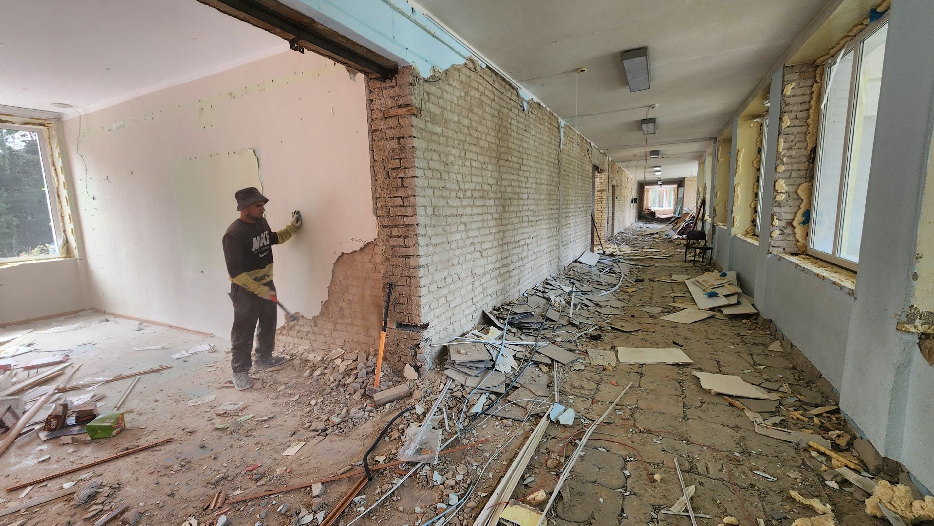 капитальный ремонт школы, протвино, лицей протвино,