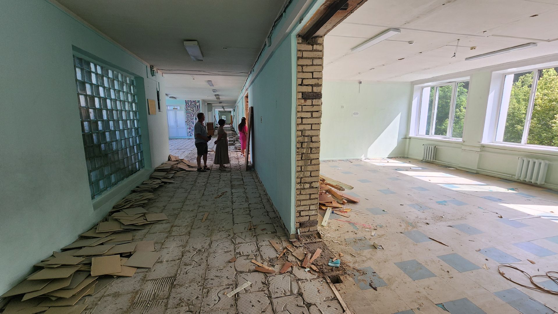 капитальный ремонт школы, протвино, лицей протвино,