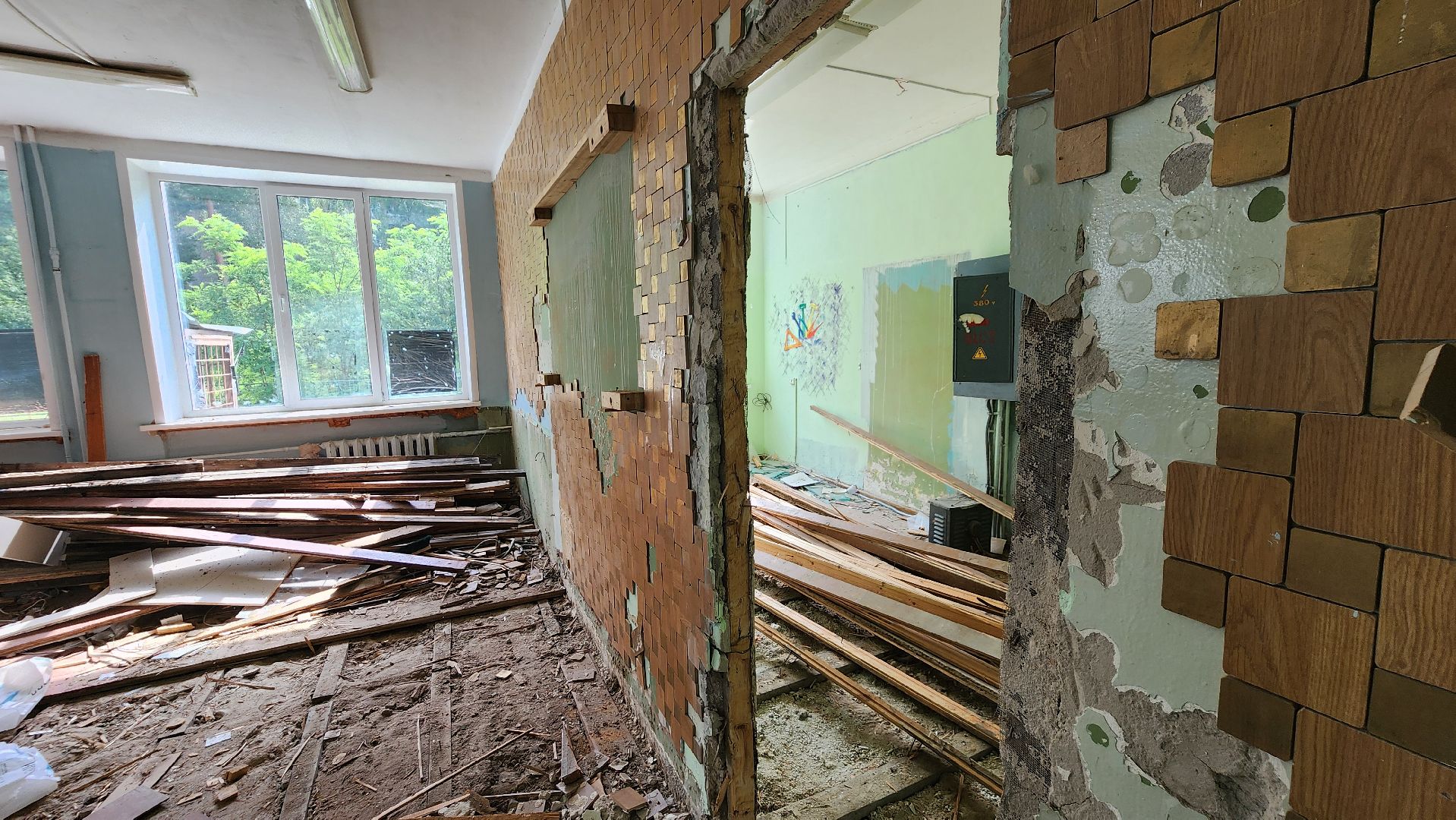 капитальный ремонт школы, протвино, лицей протвино,