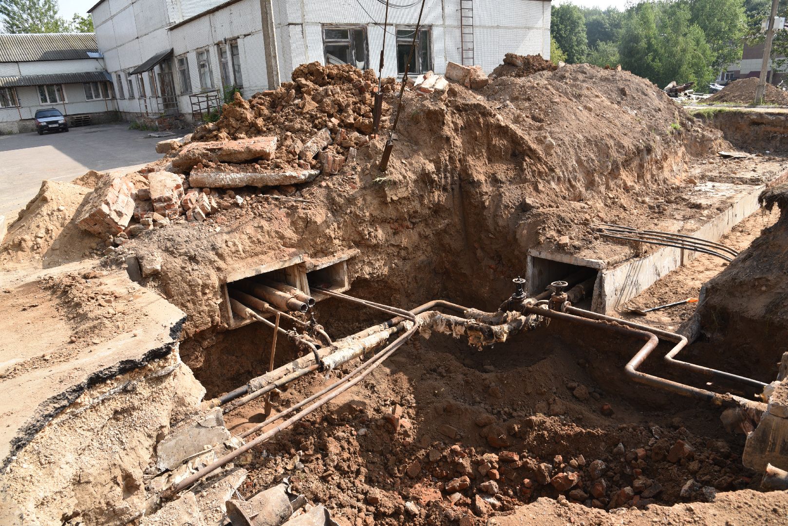 лотошино, котельная, ремонт котельной, ремонт теплотрассы, жкх,