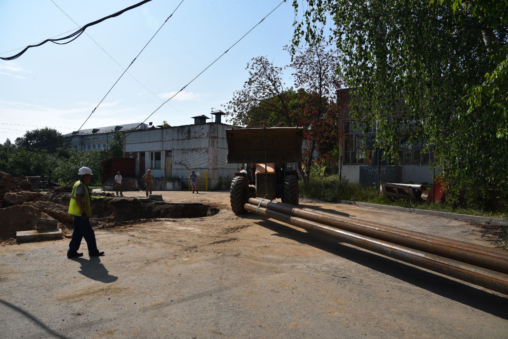 лотошино, котельная, ремонт котельной, ремонт теплотрассы, жкх,