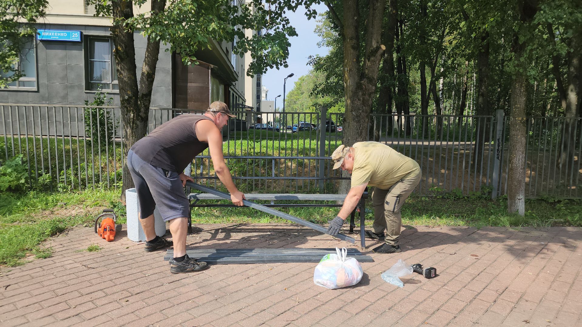 сергиево-посадский городской округ, хотьково, Бульвар художников, благоустройство,