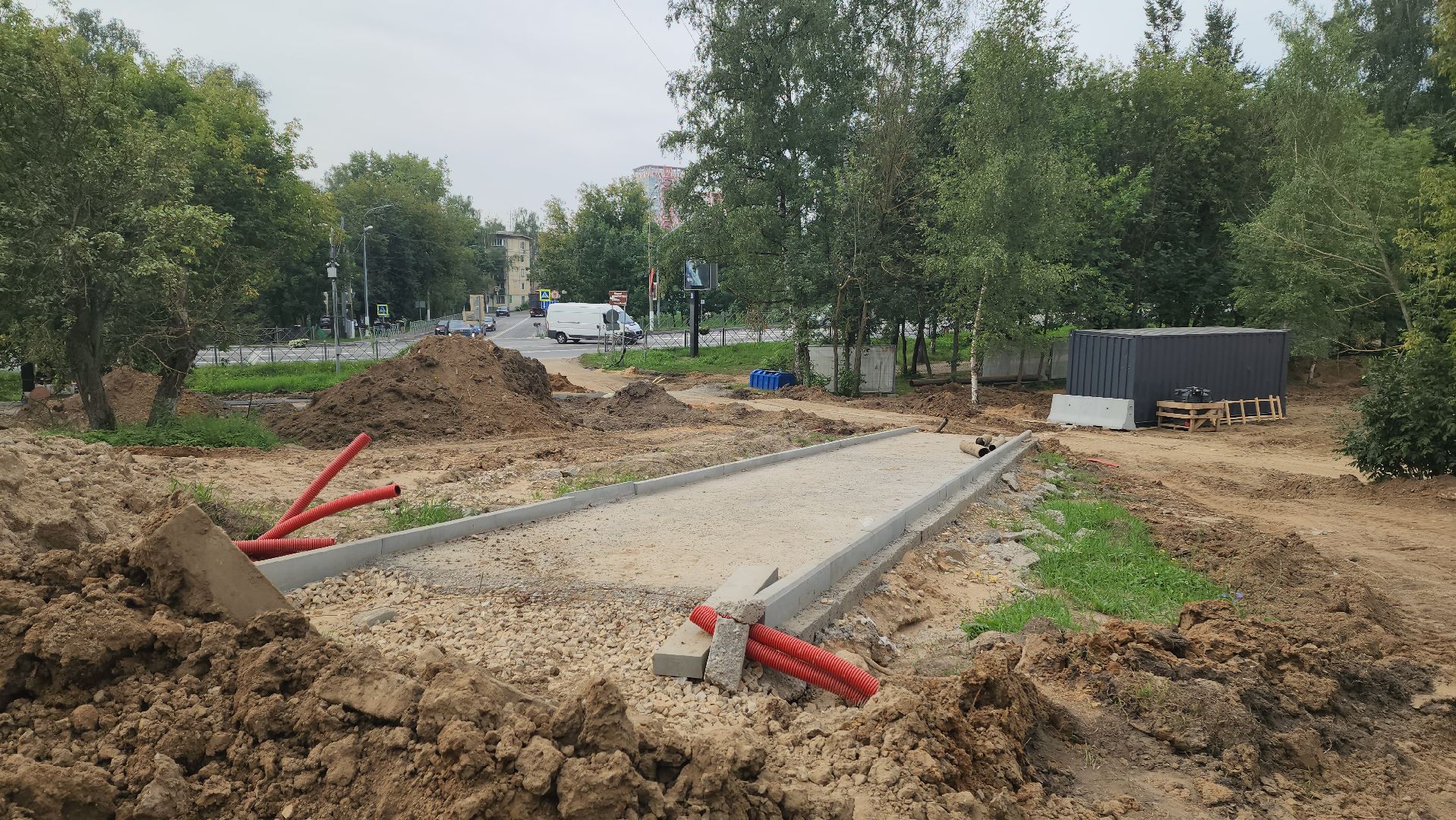 яблоневый сад, красногорск, сквер,