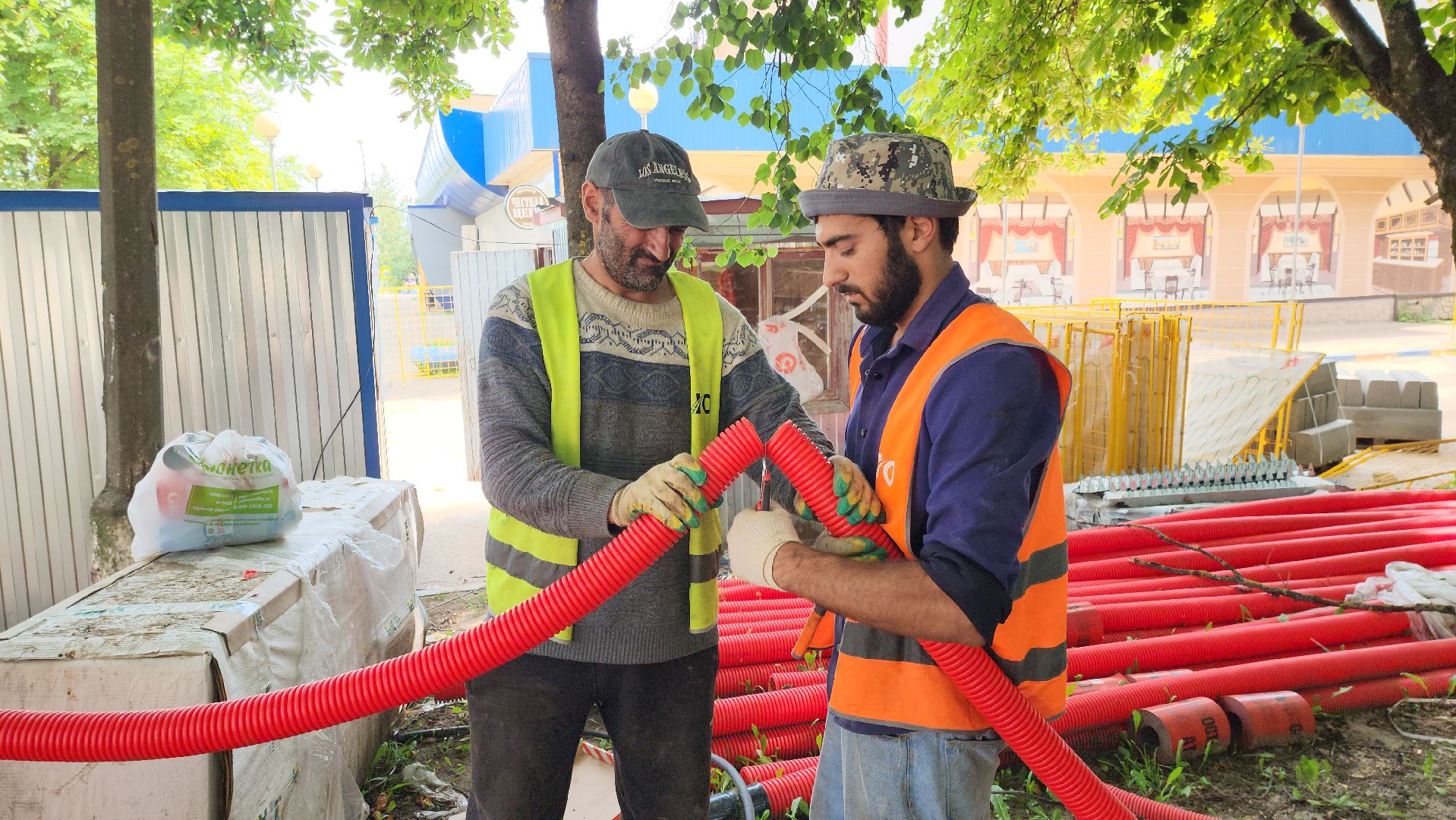 Руза, Благоустройство , Благоустройство сквера ,