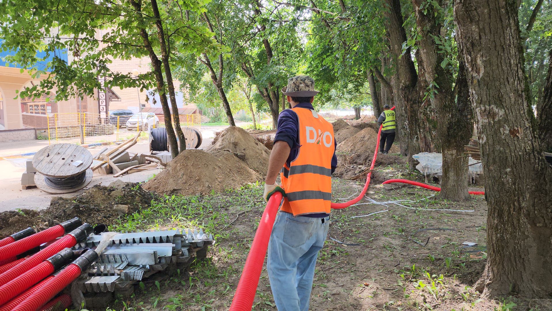 Руза, Благоустройство , Благоустройство сквера ,