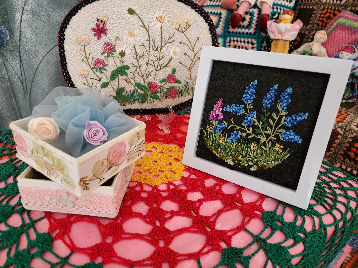 фрязино, активное долголетие, декоративно-прикладное искусство, открытие выставки, творчество без возраста,