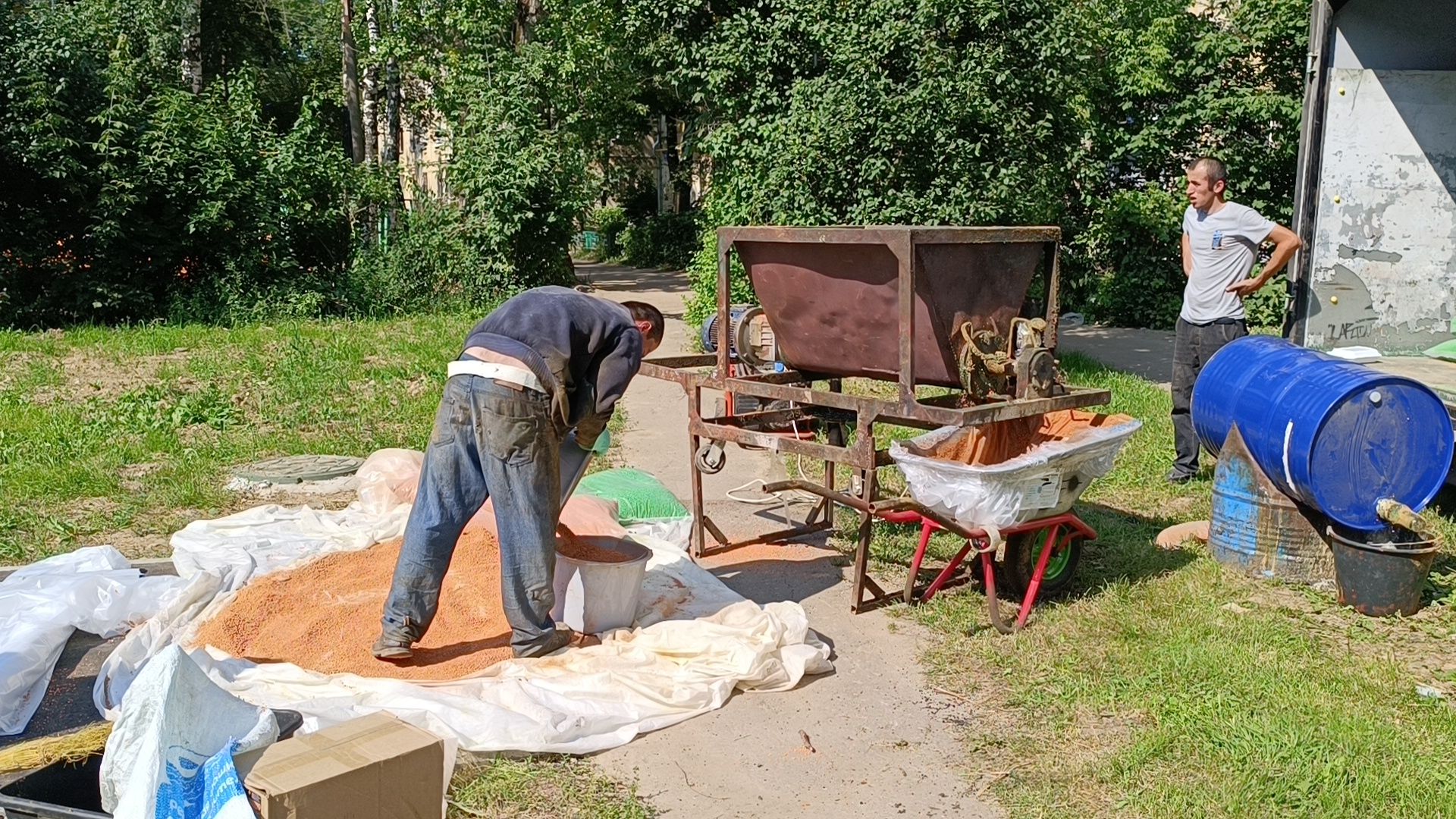 детская площадка, лобня, двор,