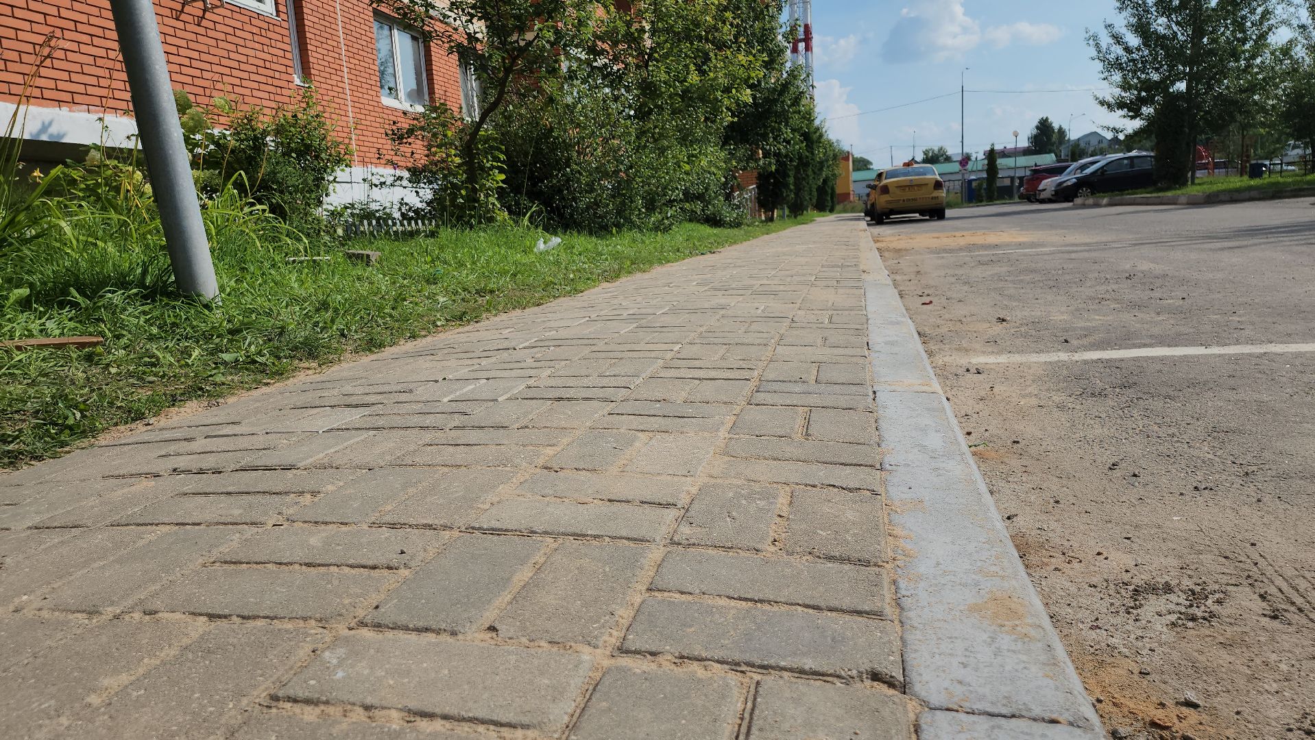 щёлково, замена плитки, ремонт тротуара, Большие жеребцы,