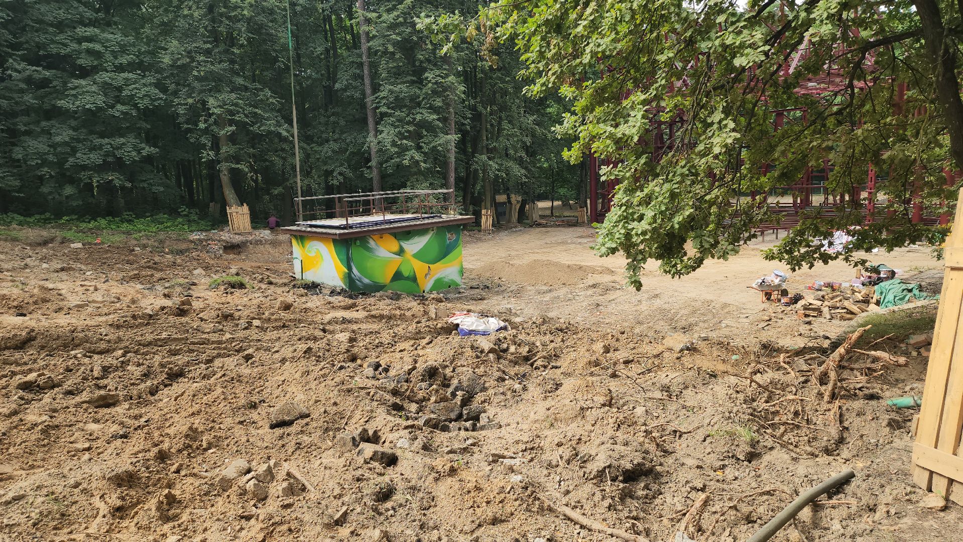 красногорск, зеленый театр, городской парк, реконструкция,