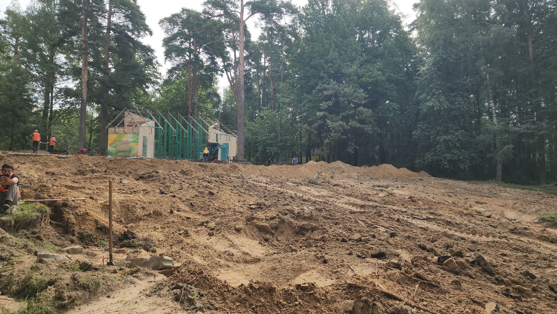 красногорск, зеленый театр, городской парк, реконструкция,