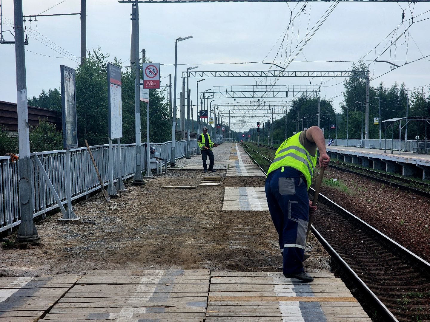 дубна, вокзал, большая волга, ремонт перрона,