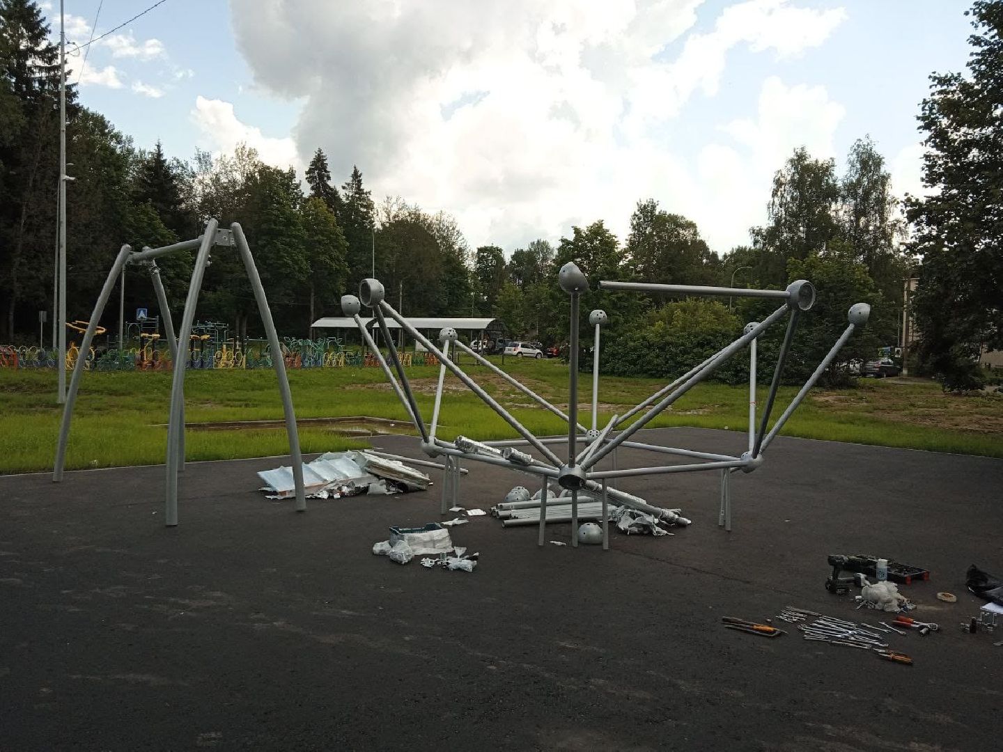 городской округ восход, благоустройство, детская  площадка, спортивная площадка,