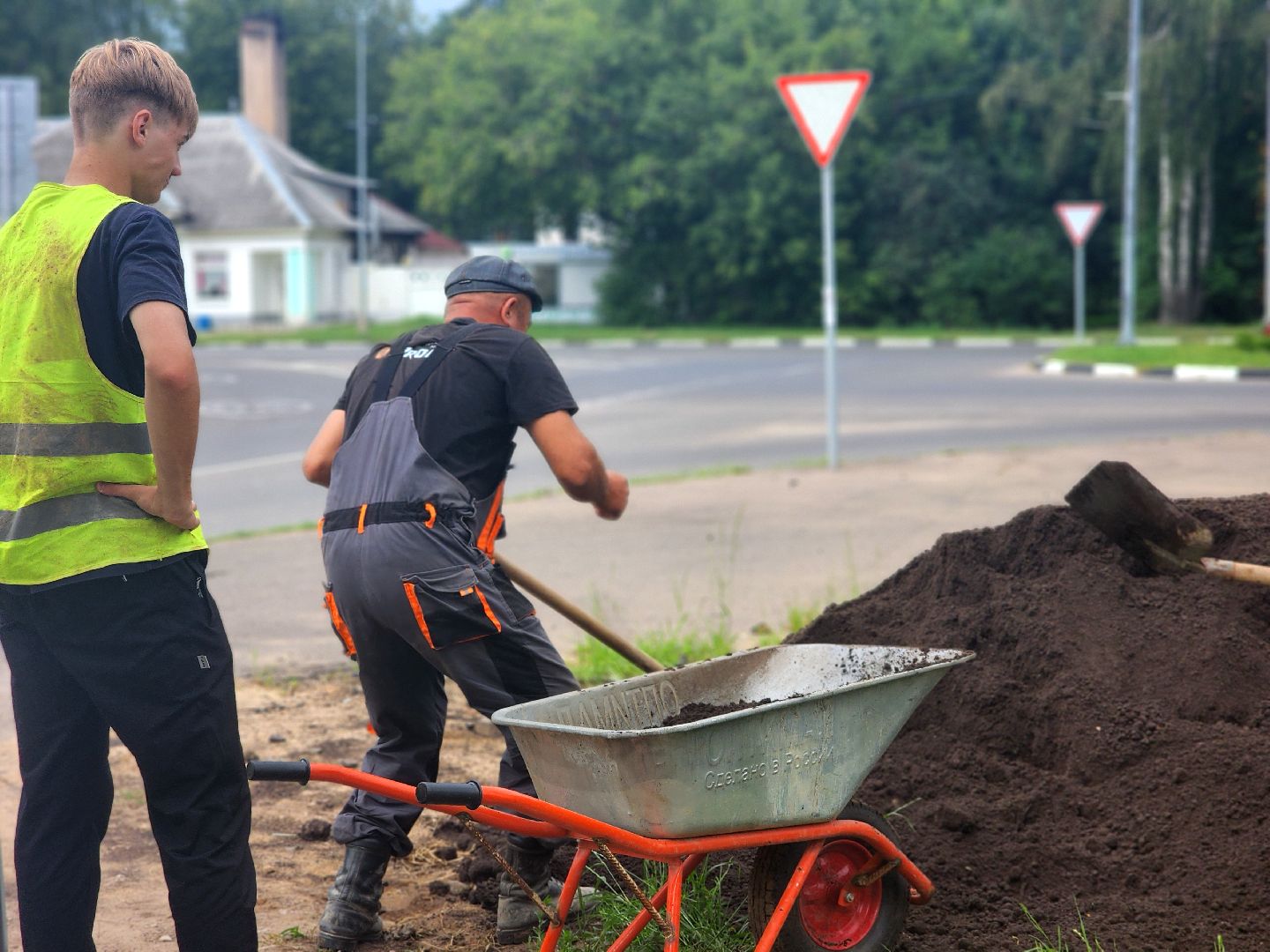 дубна, благоустройство,  трубопровод,