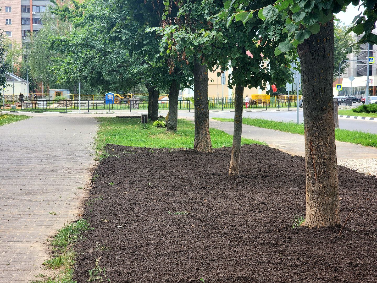 дубна, благоустройство,  трубопровод,