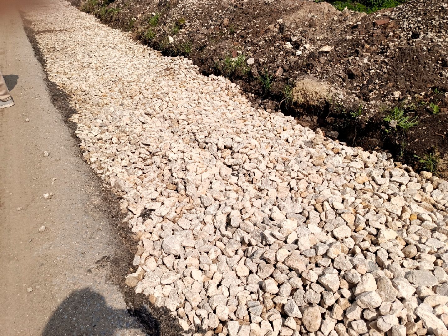 зарайск, дорога к школе, строительство,