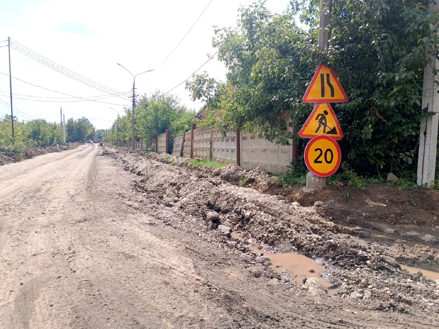 зарайск, дорога к школе, строительство,