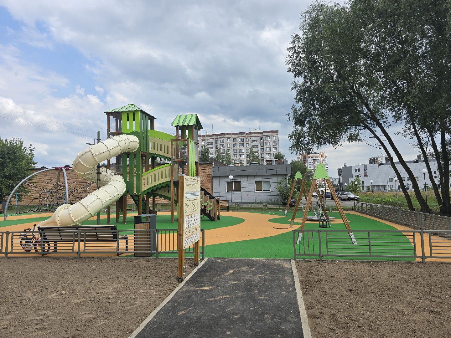 Коломна, новая детская площадка, модернизация детских игровых площадок,