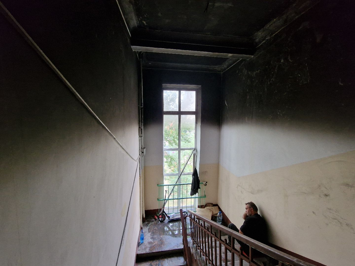 ЧП, пожар в балашихе, пожар в доме на флерова,