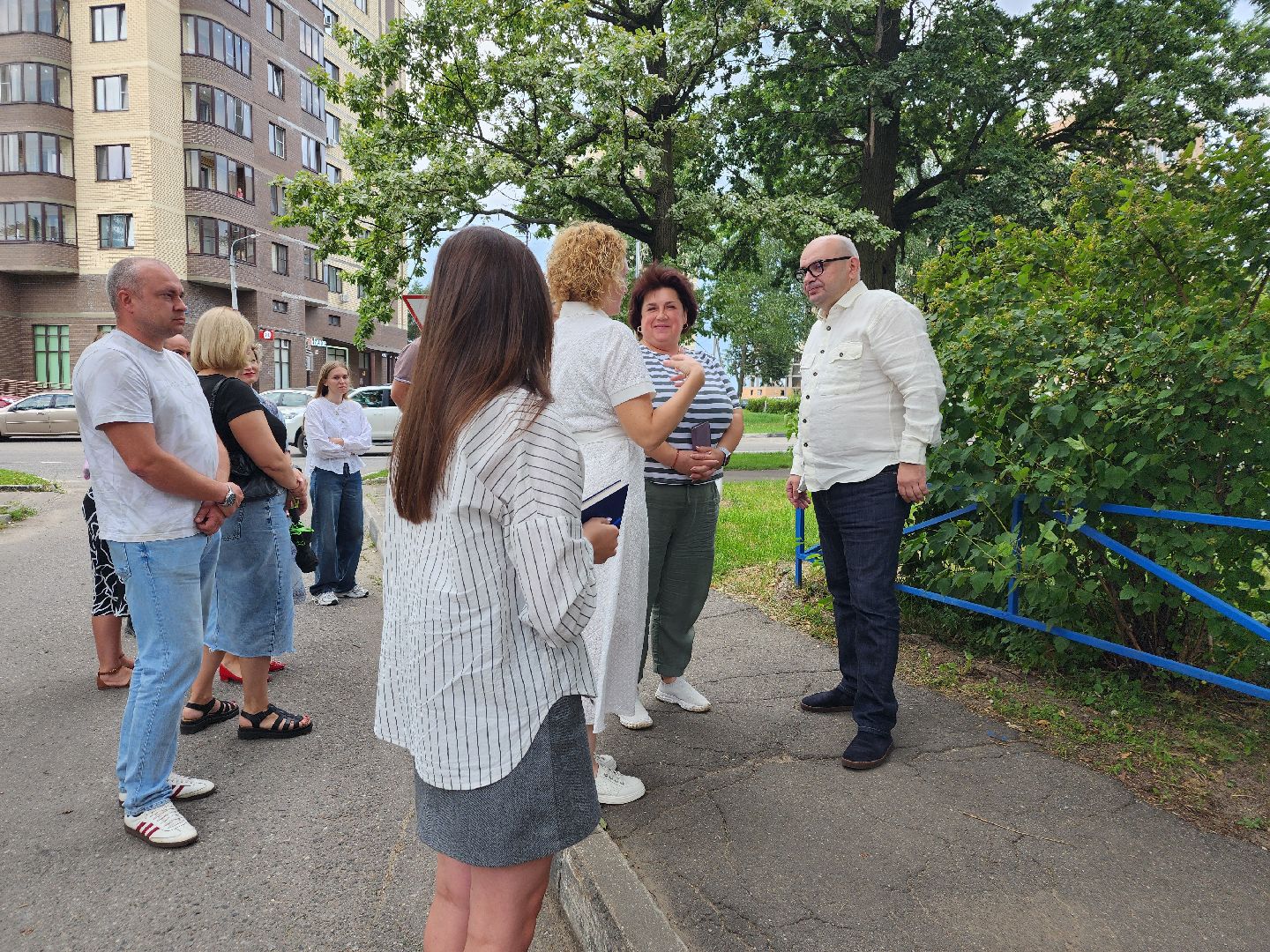 лосино-петровский, обход территории, глава городского округа, школа,