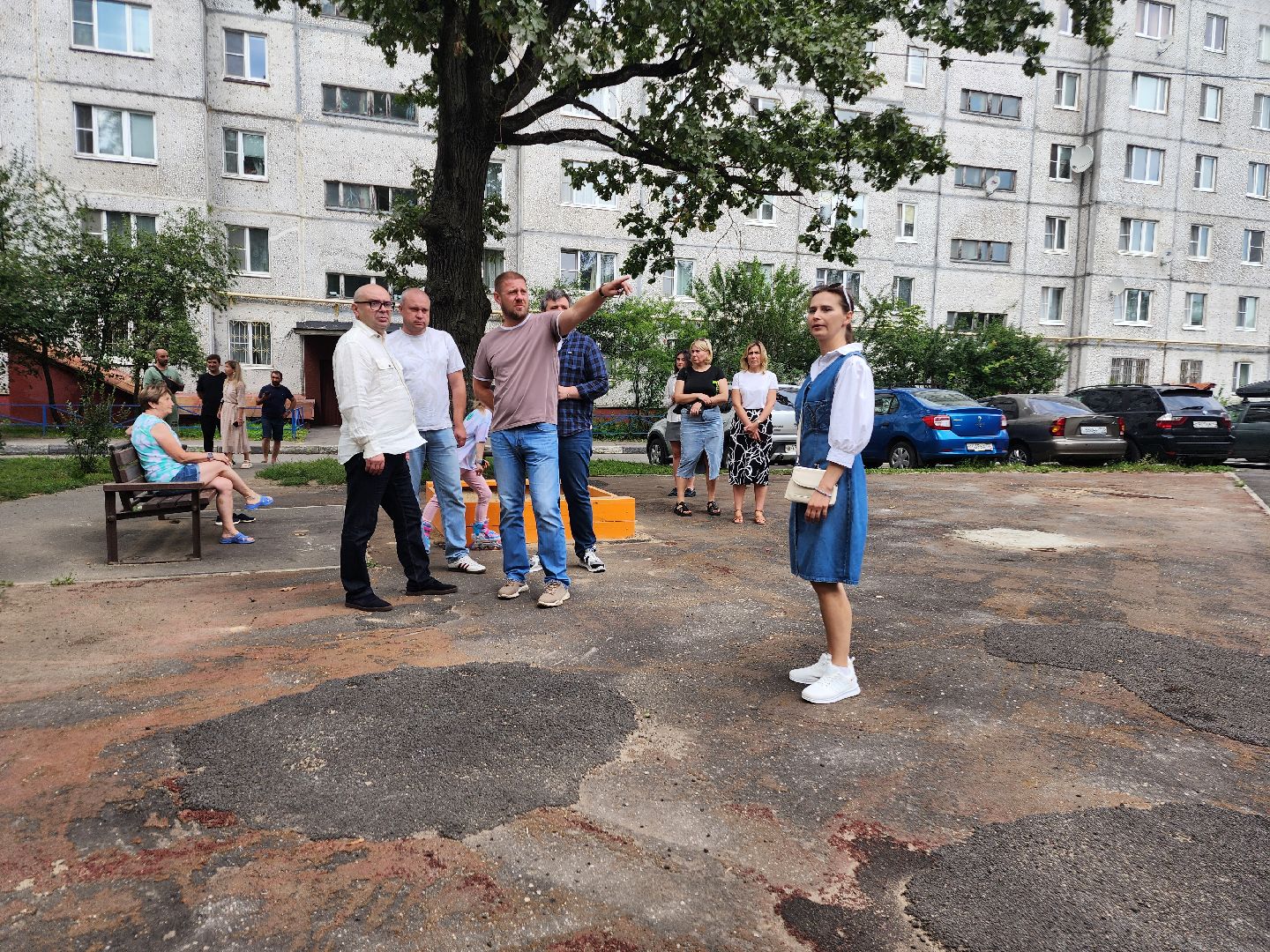 лосино-петровский, обход территории, глава городского округа, школа,