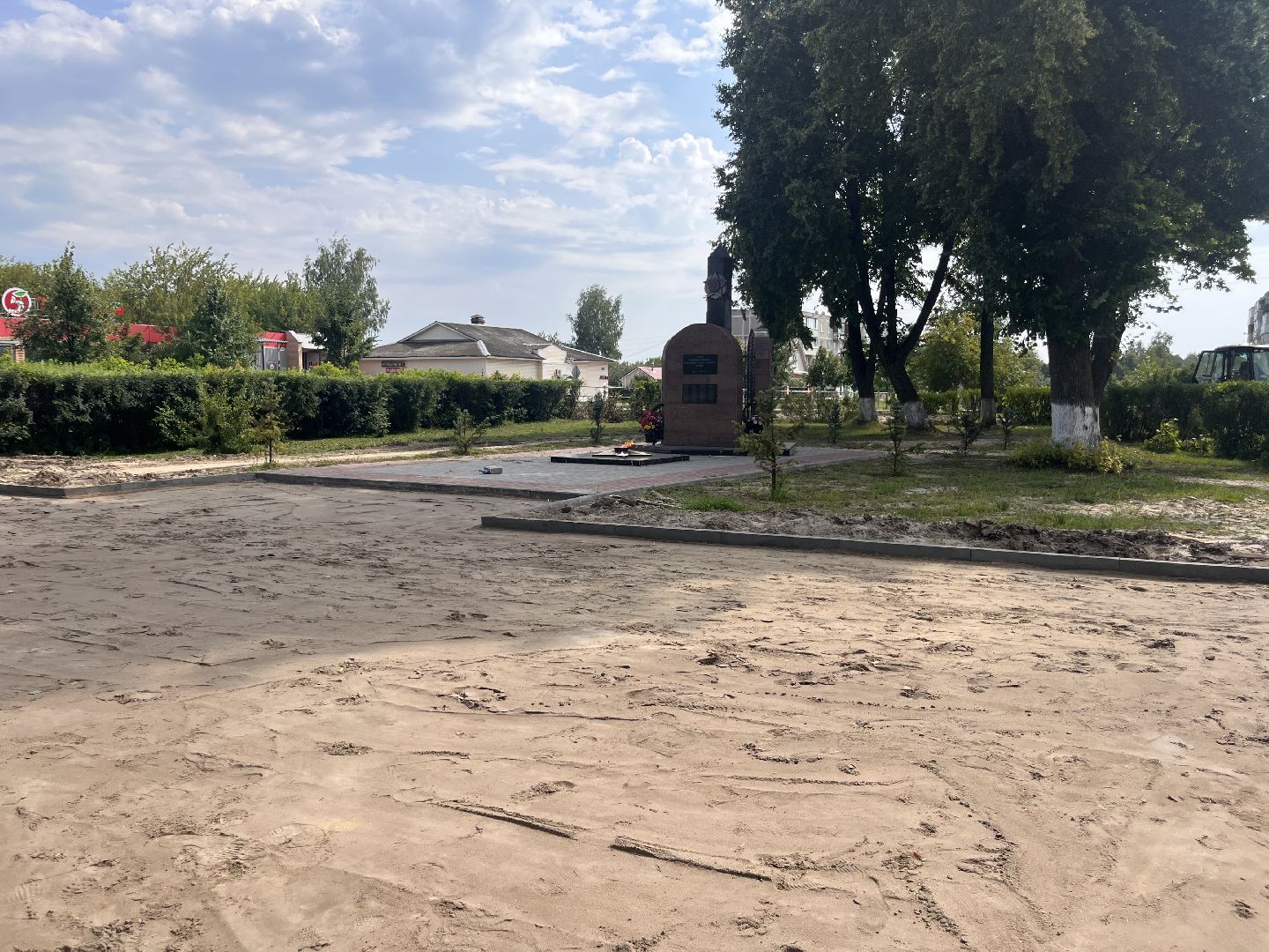 Шатура , шатура 2025, дмитровский погост, памятник, благоустройство,