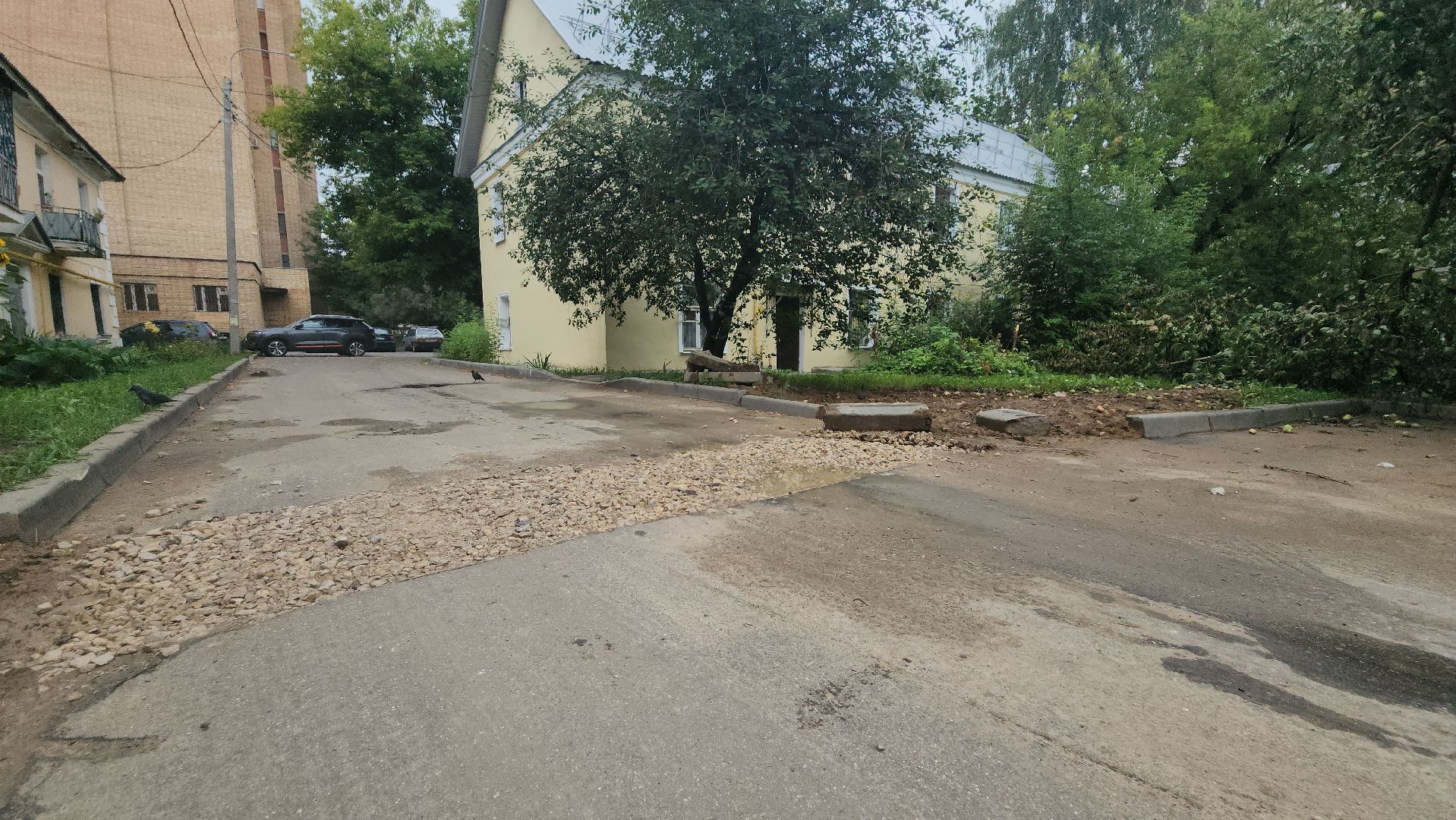 серпухов, улица дзержинского, прорыв трубы,