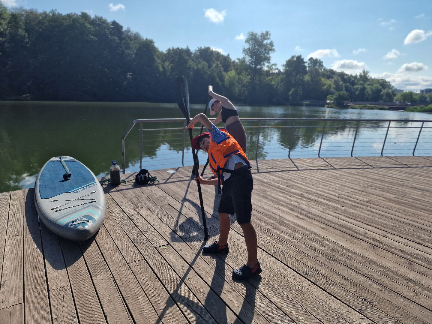 йога на сапбордах, йога на сапе, йога на воде, йога в пехорке, балашиха,