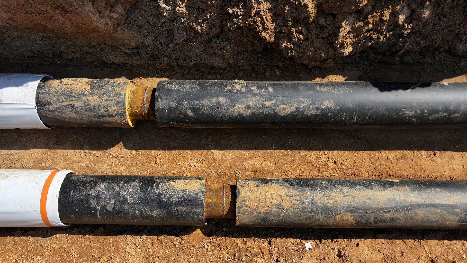 видео с коптера, теплосети руза,