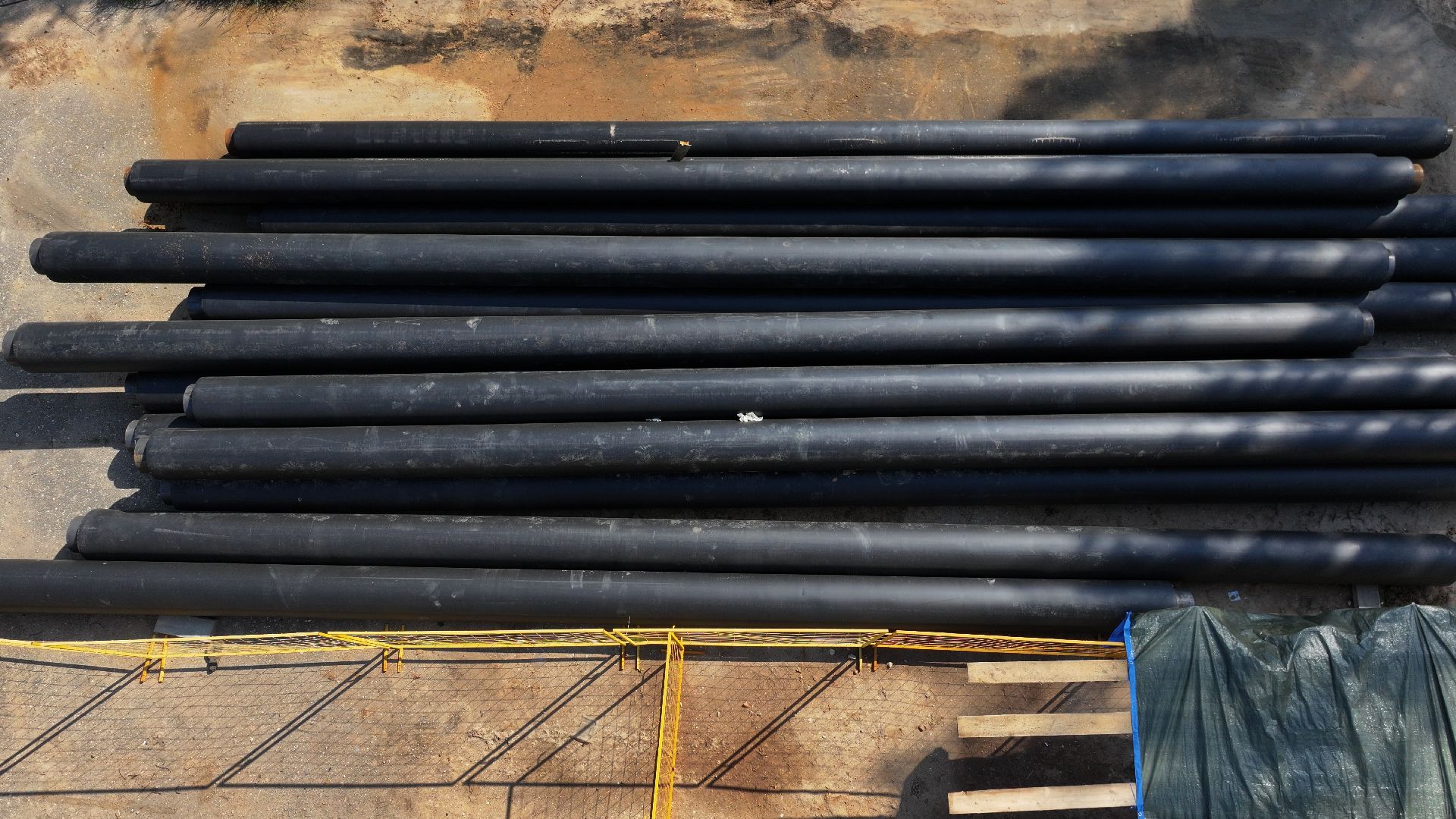 видео с коптера, теплосети руза,